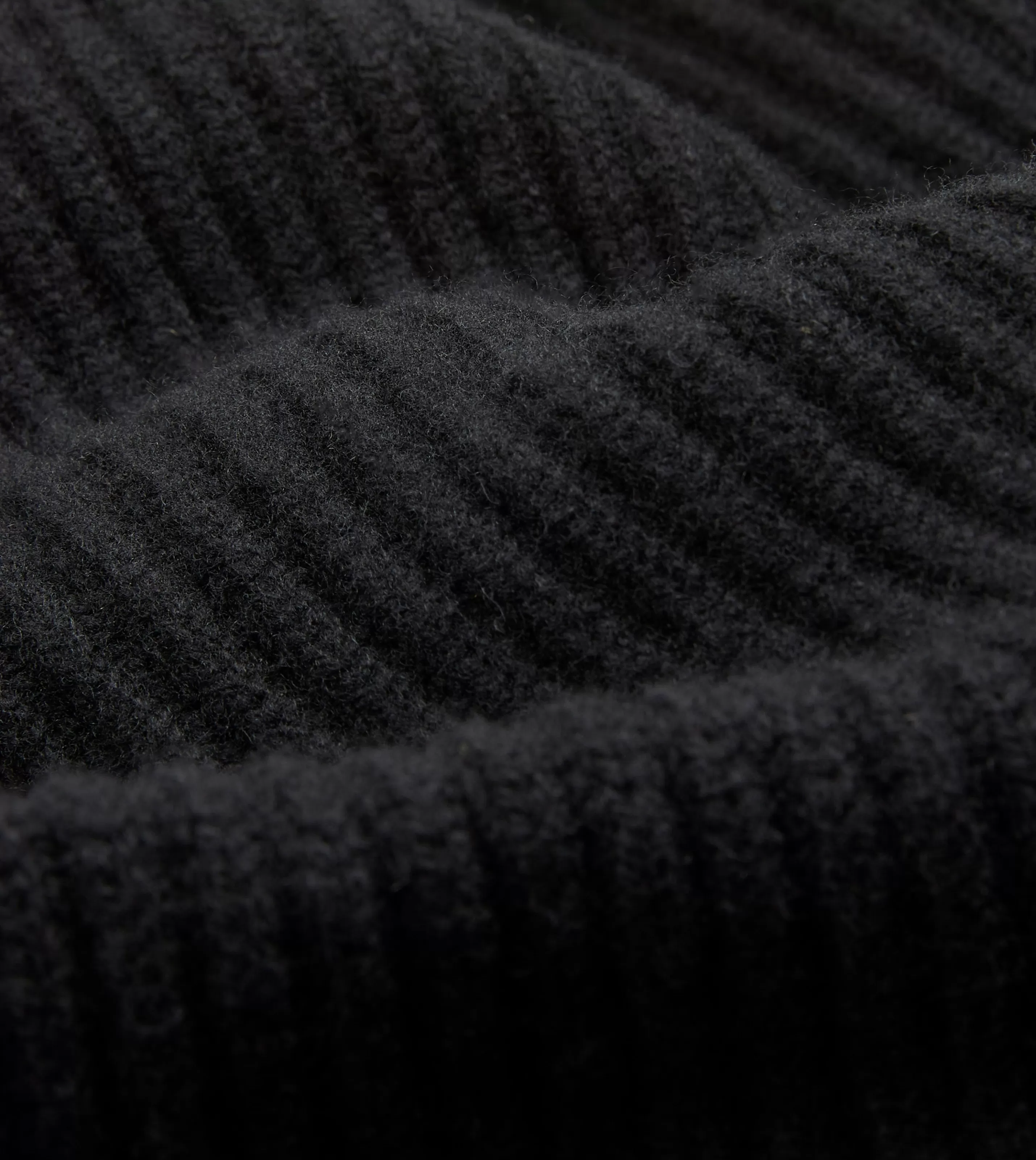 Drake’s Knitwear | Knitwear | Lambswool Shawl Collar Cardigan Black