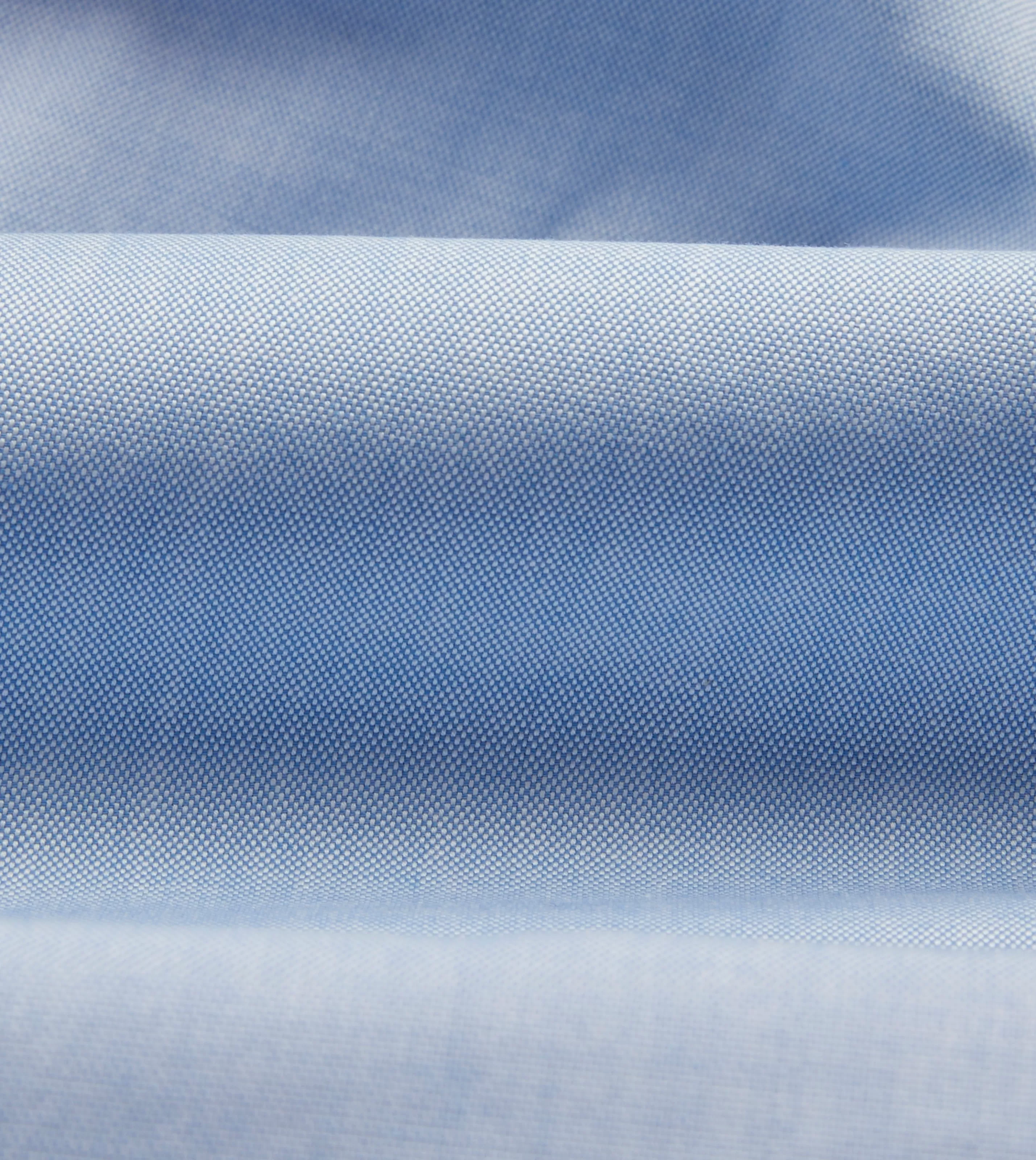 Drake’s Shirts | Formal Shirts | Pinpoint Oxford Cotton Cloth Button-Down Shirt Blue