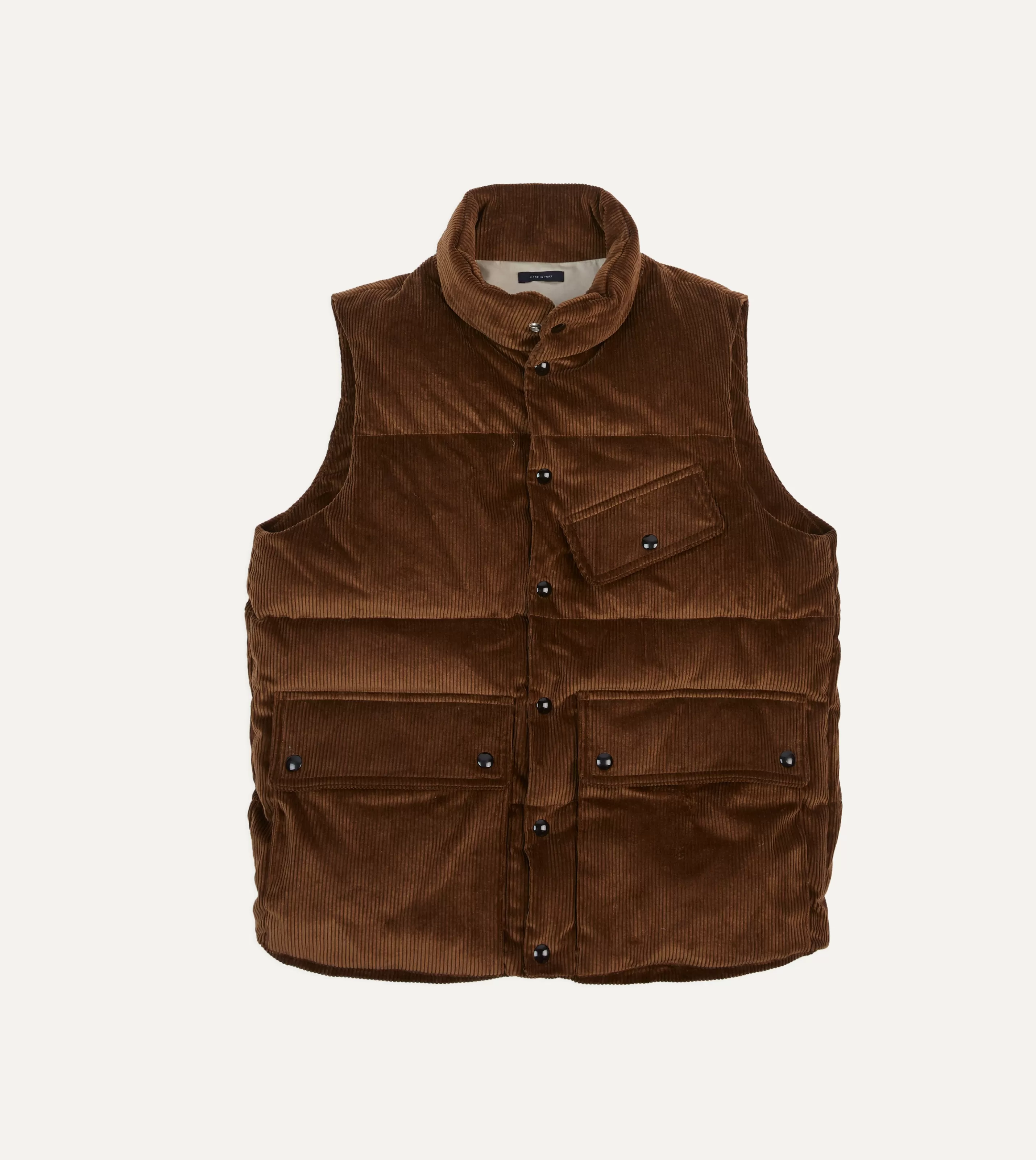 Drake’s Coats & Jackets | Brown Corduroy Down Vest