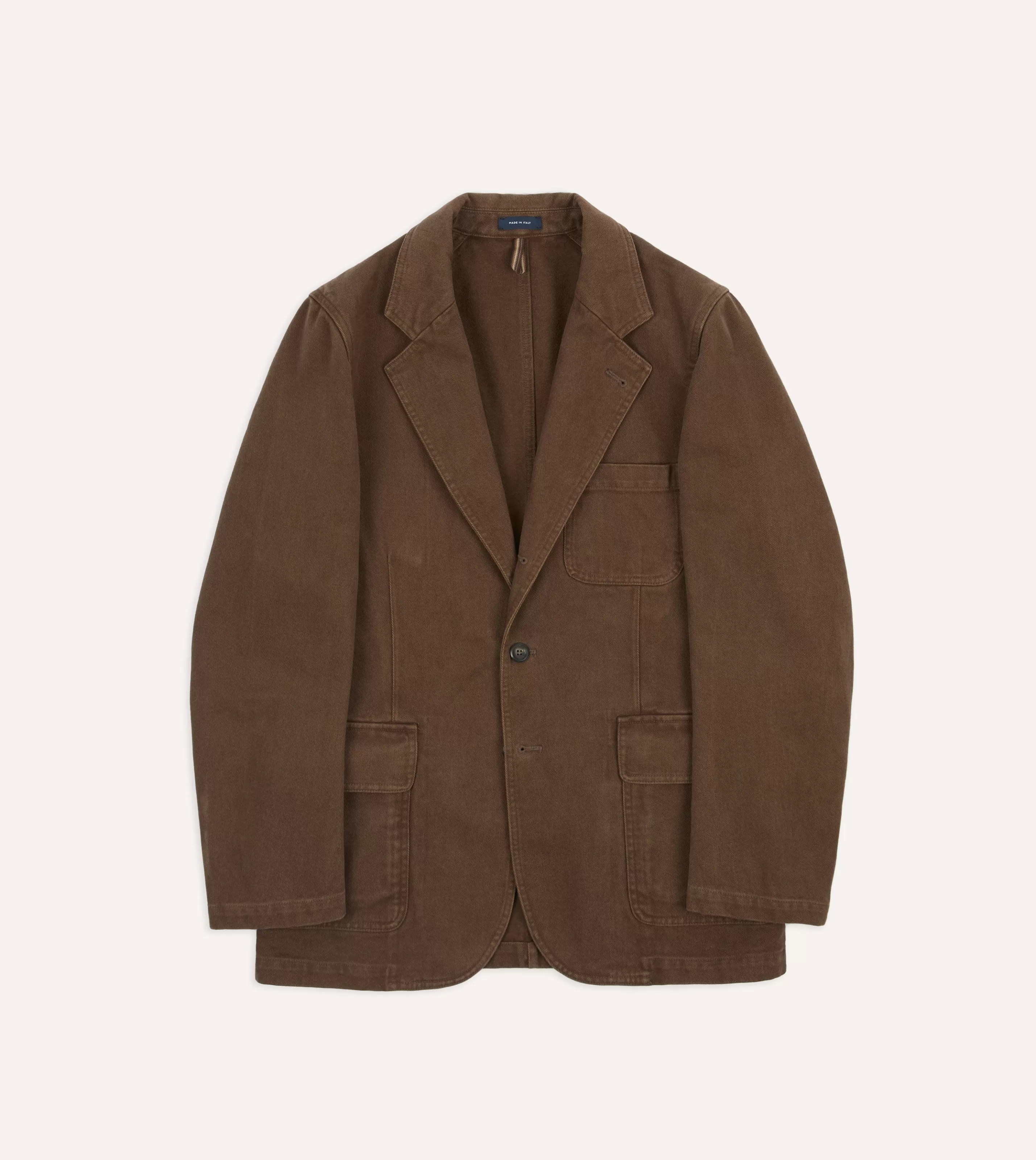 Drake’s Blazers | Heavy Cotton Twill Games Blazer Mk. I Brown