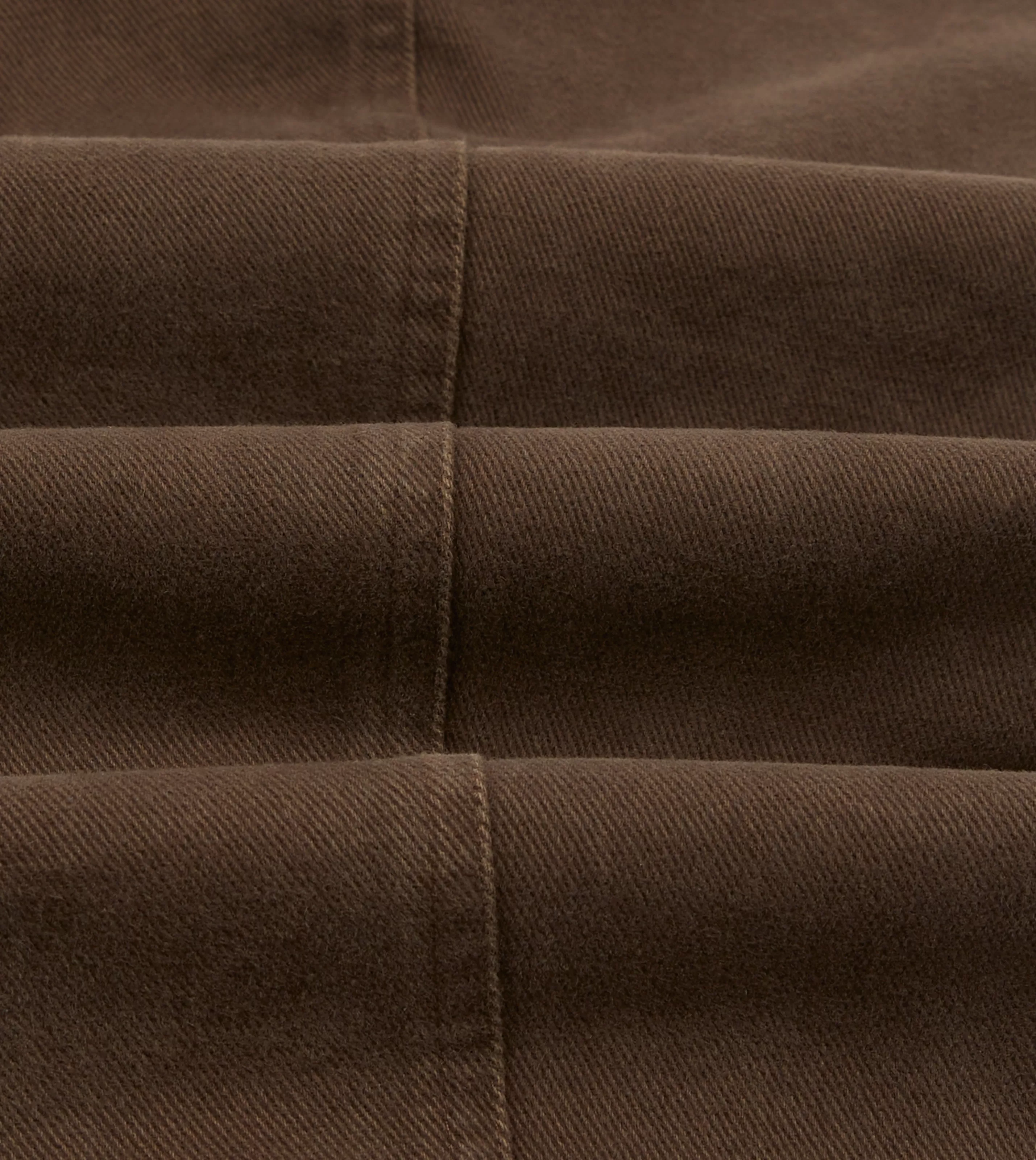 Drake’s Trousers | Trousers | Heavy Cotton Twill Games Trousers Brown