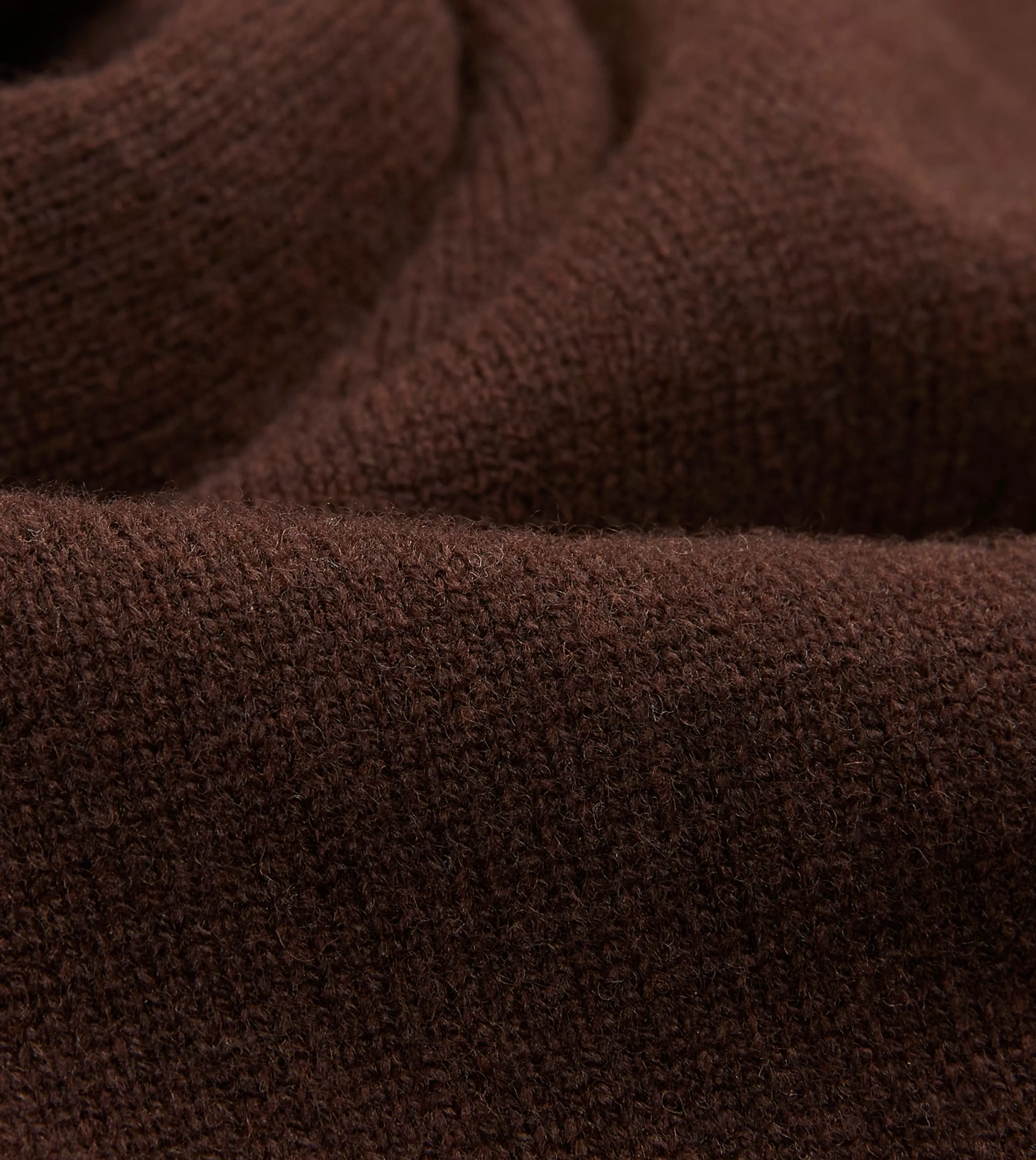 Drake’s Knitwear | Knitwear | Lambswool Sleeveless Cardigan Brown