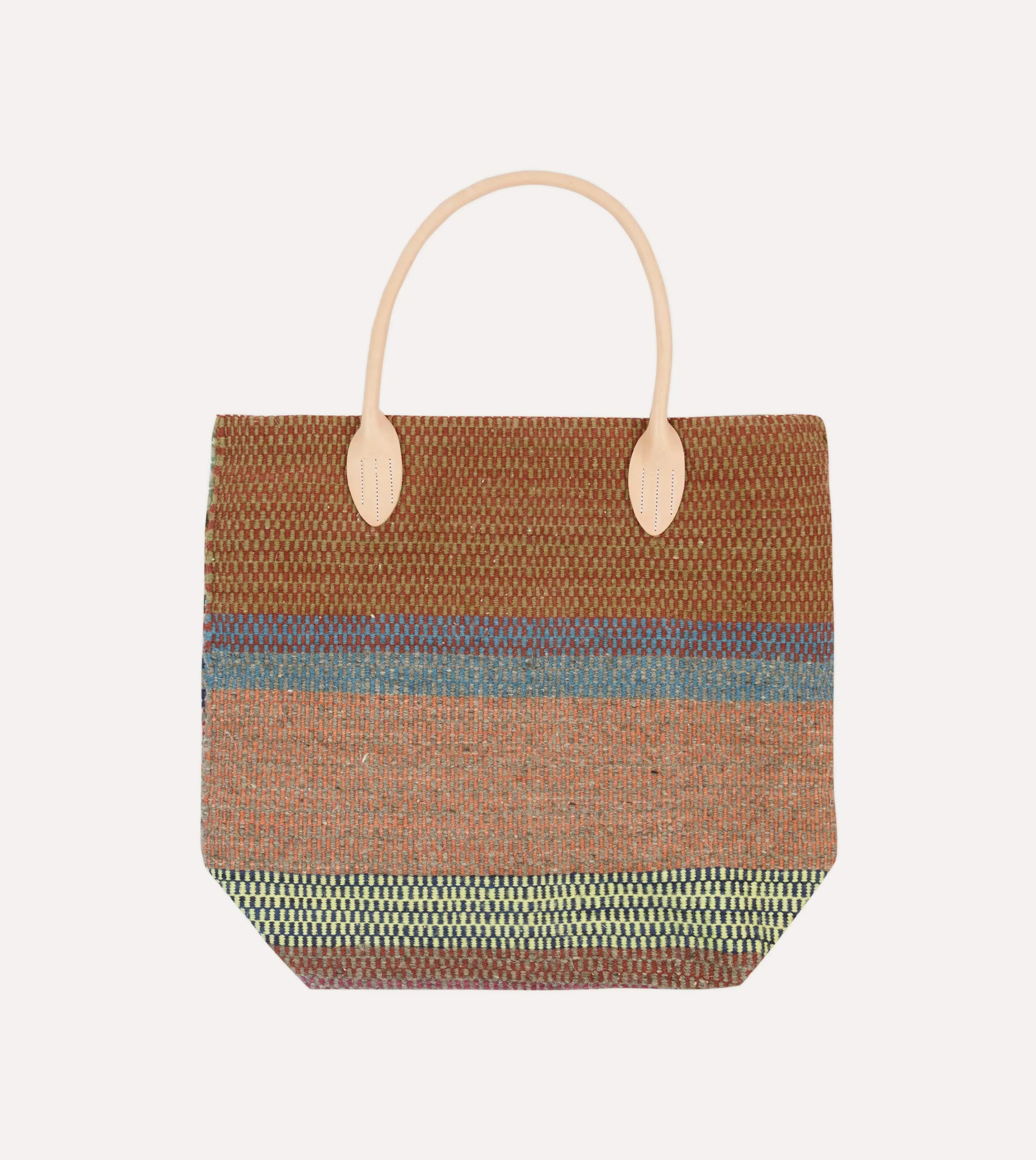 Drake’s Bags | Chamula Stripe Wool Blanket Tote