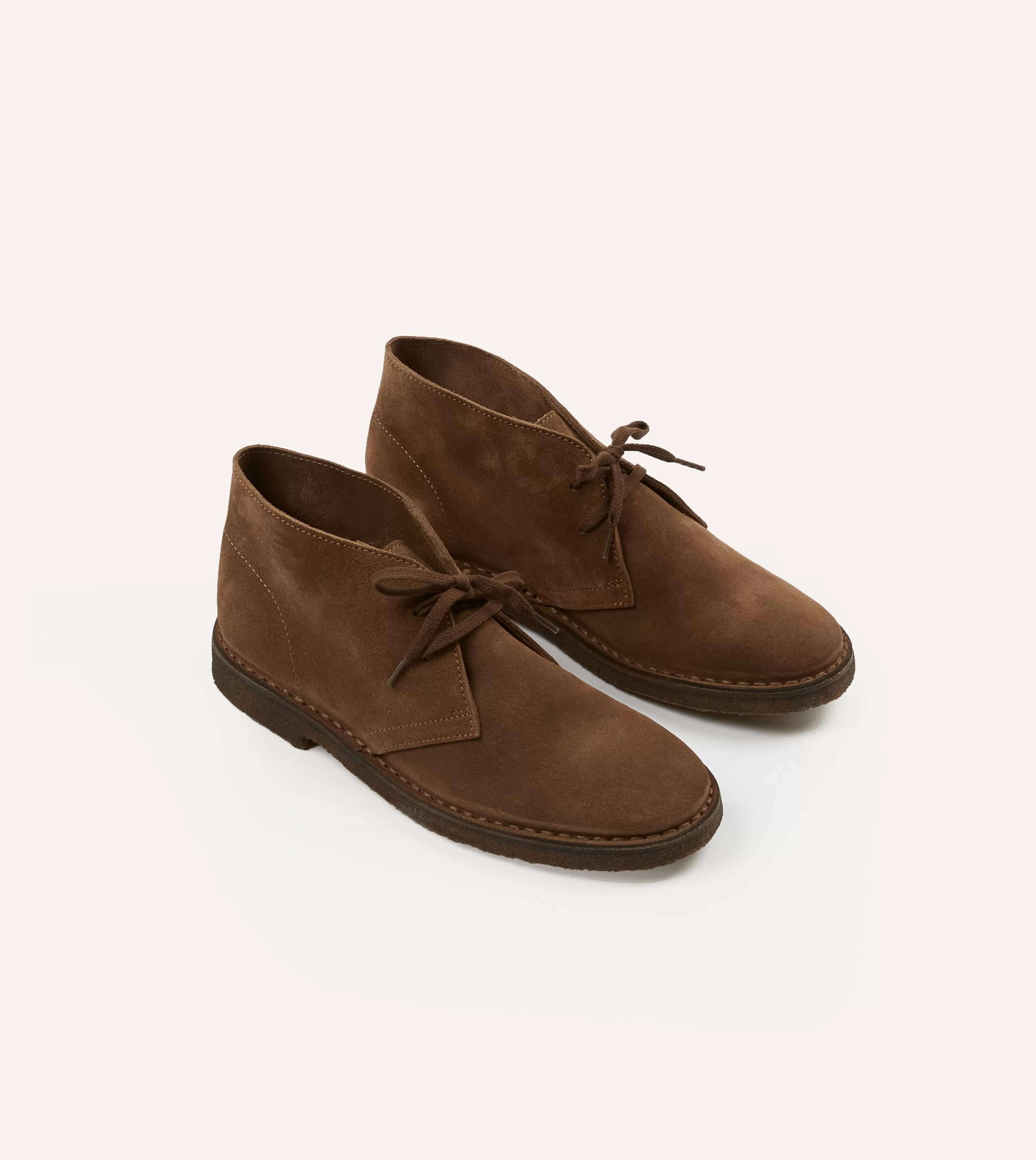 Drake’s Footwear | Chukkas | Clifford Desert Boot Suede Tobacco