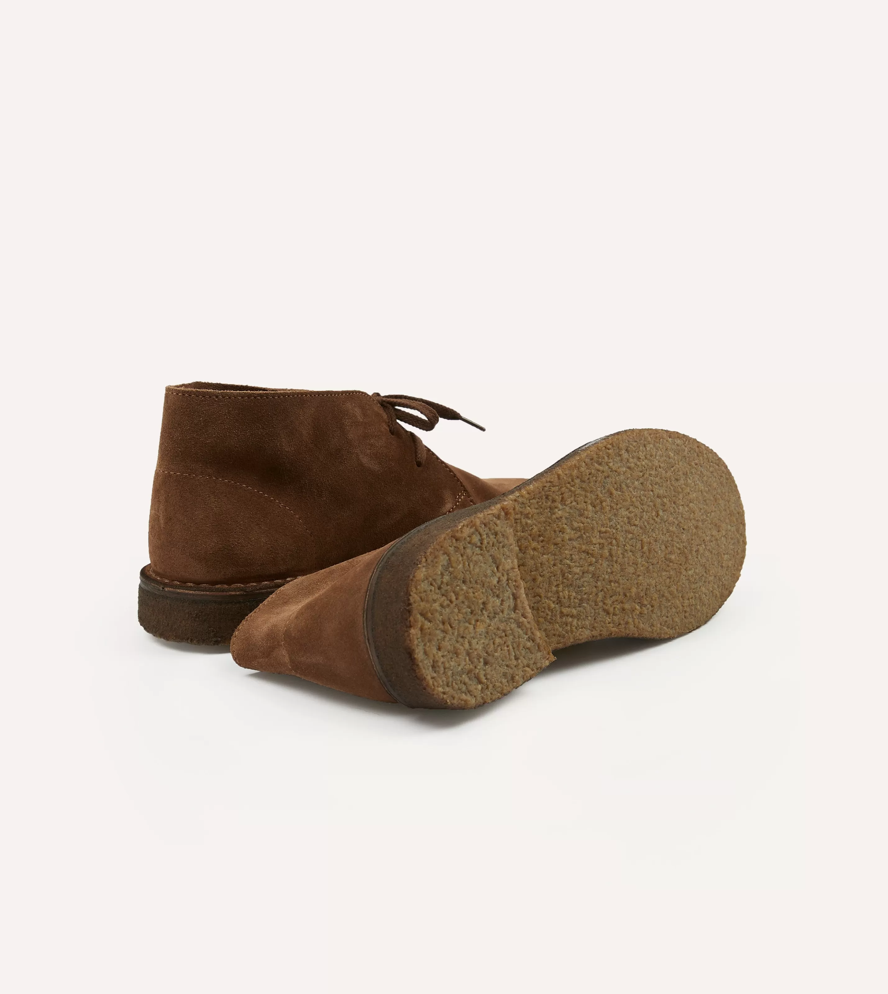 Drake’s Footwear | Chukkas | Clifford Desert Boot Suede Tobacco