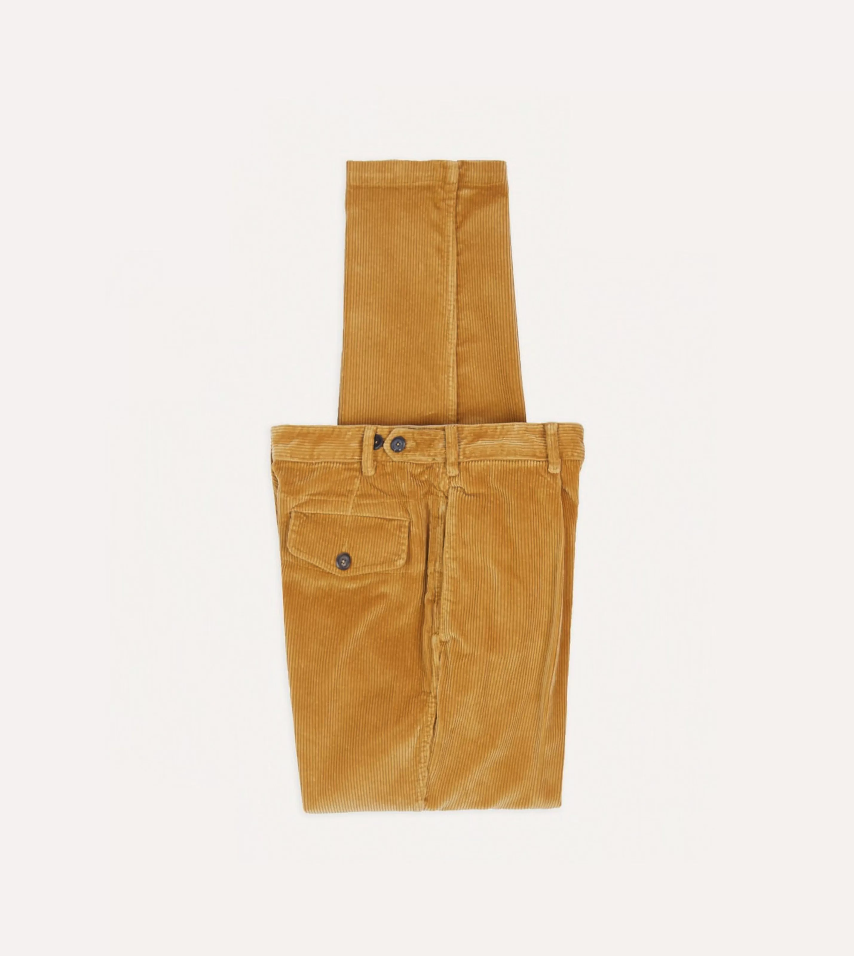 Drake’s Trousers | Trousers | Cotton Corduroy Games Trousers Corn