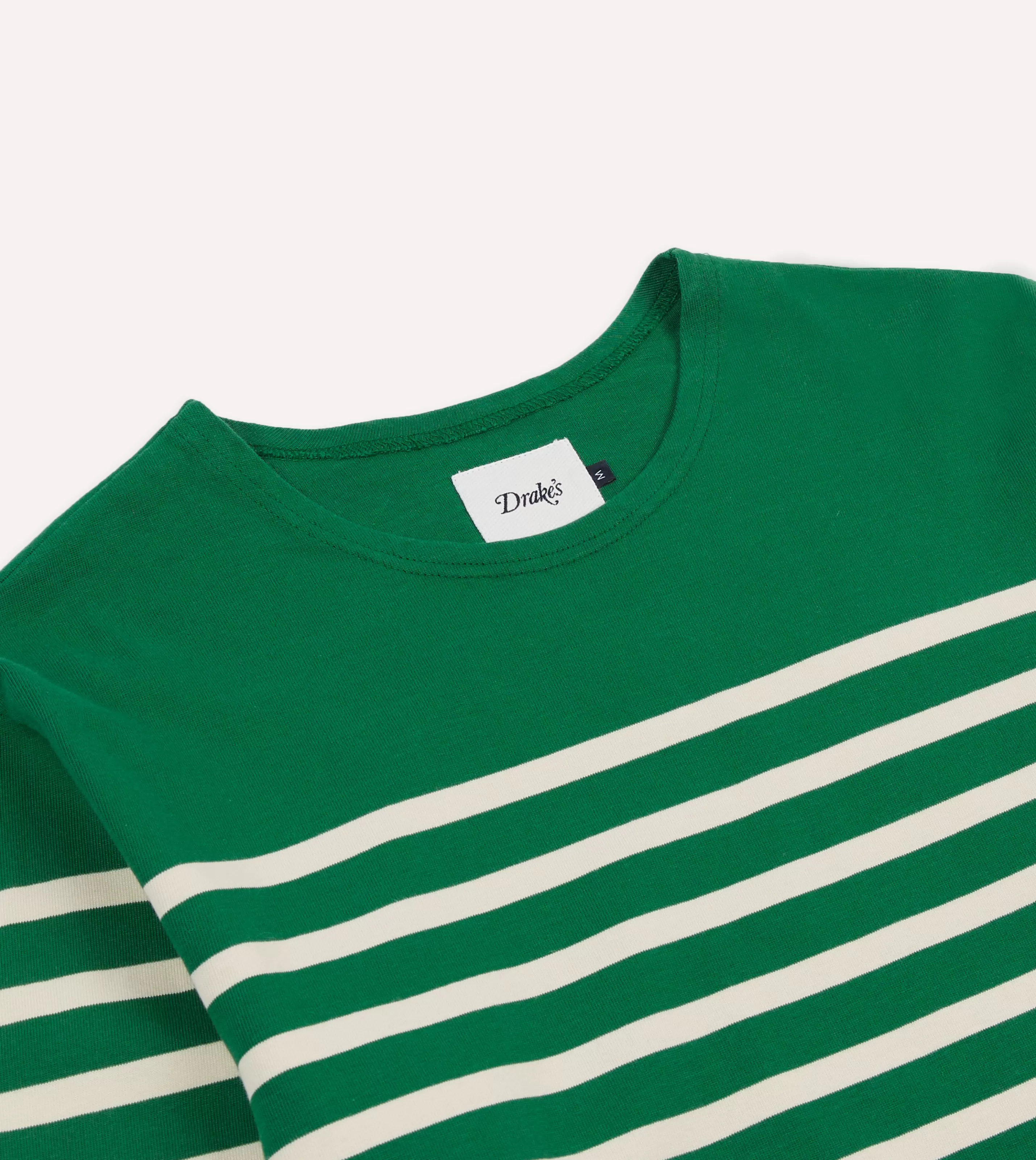 Drake’s T-Shirts | Green Breton Long Sleeve T-Shirt