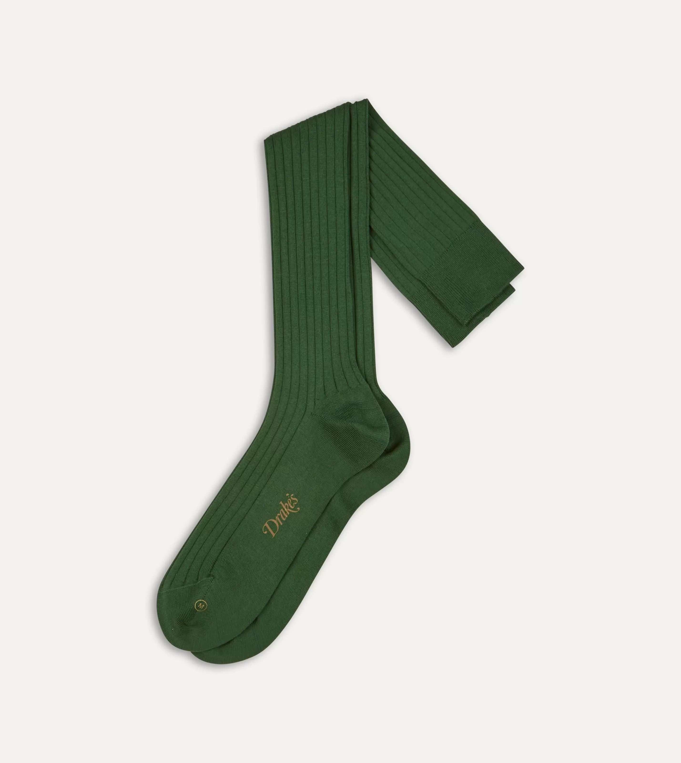 Drake’s Socks | Socks | Cotton Over-the-Calf Socks Green