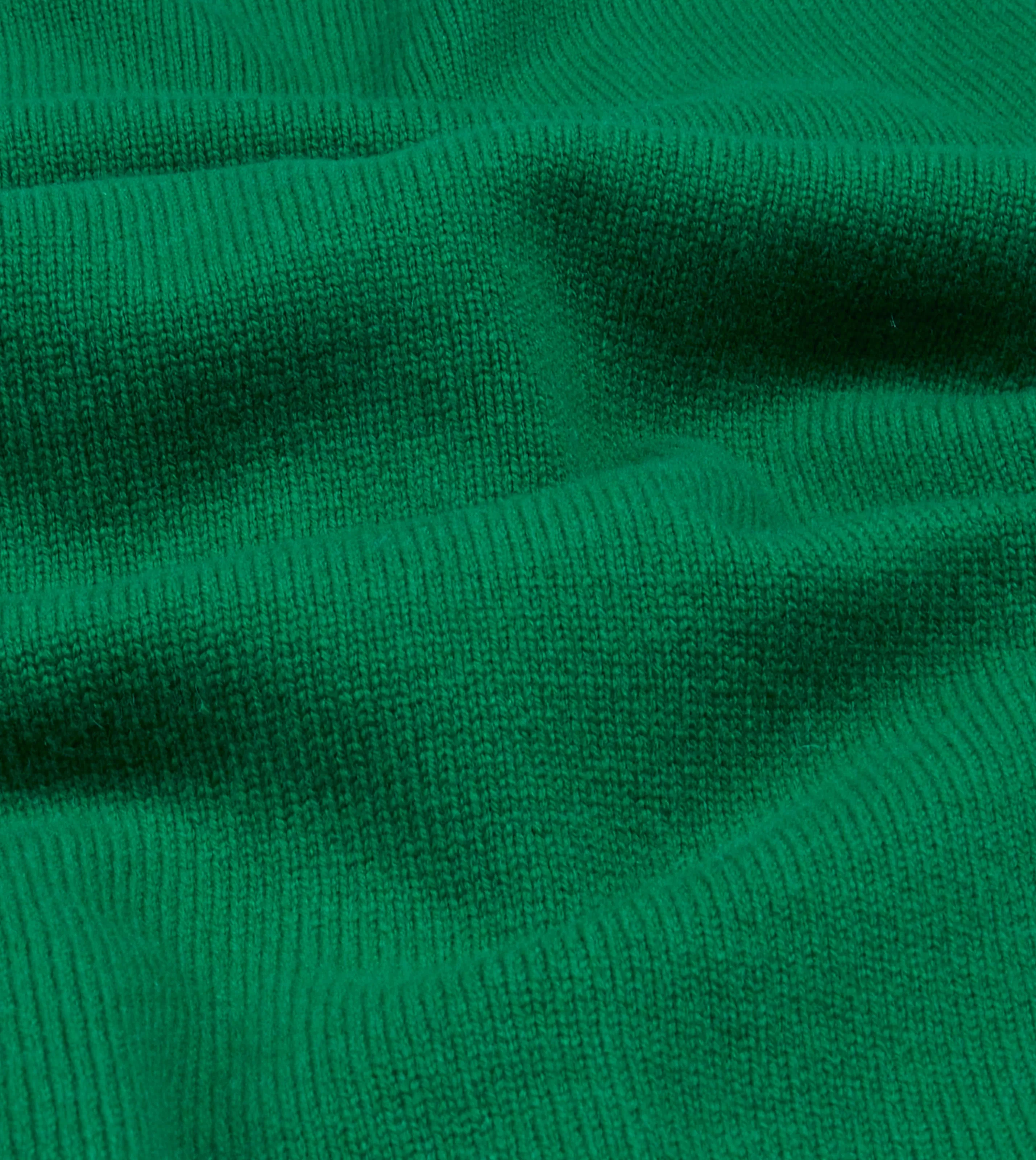 Drake’s Knitwear | Knitwear | Lambswool 6 Button Cardigan Green