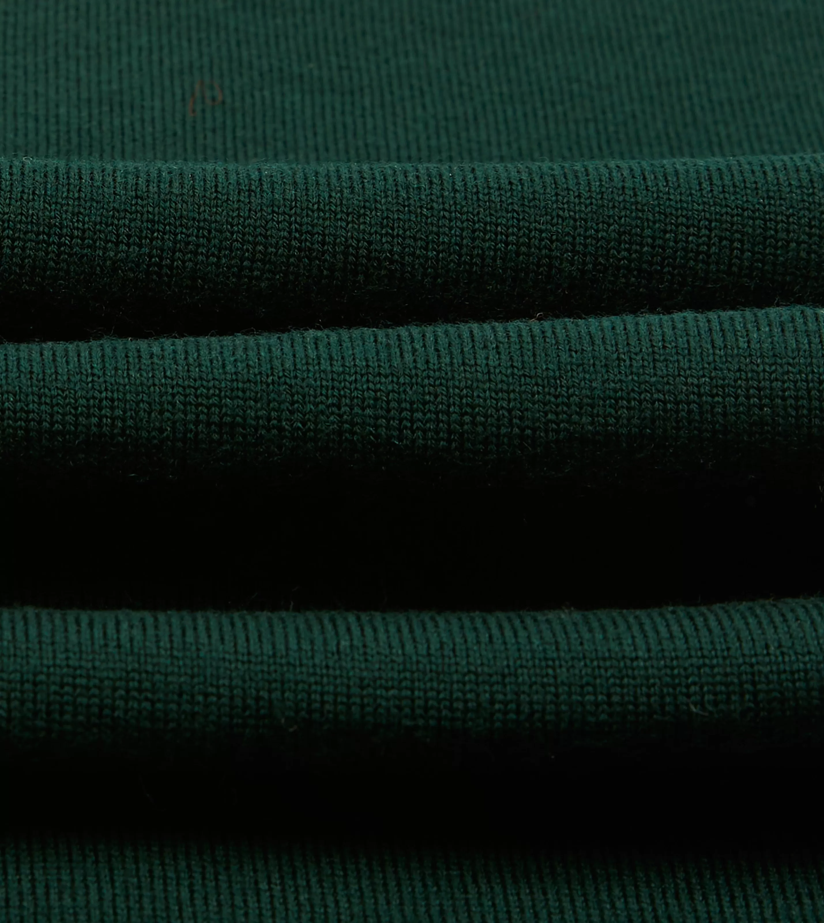 Drake’s Knitwear | Rugby Shirts | Merino Wool Knitted Rugby Shirt Green