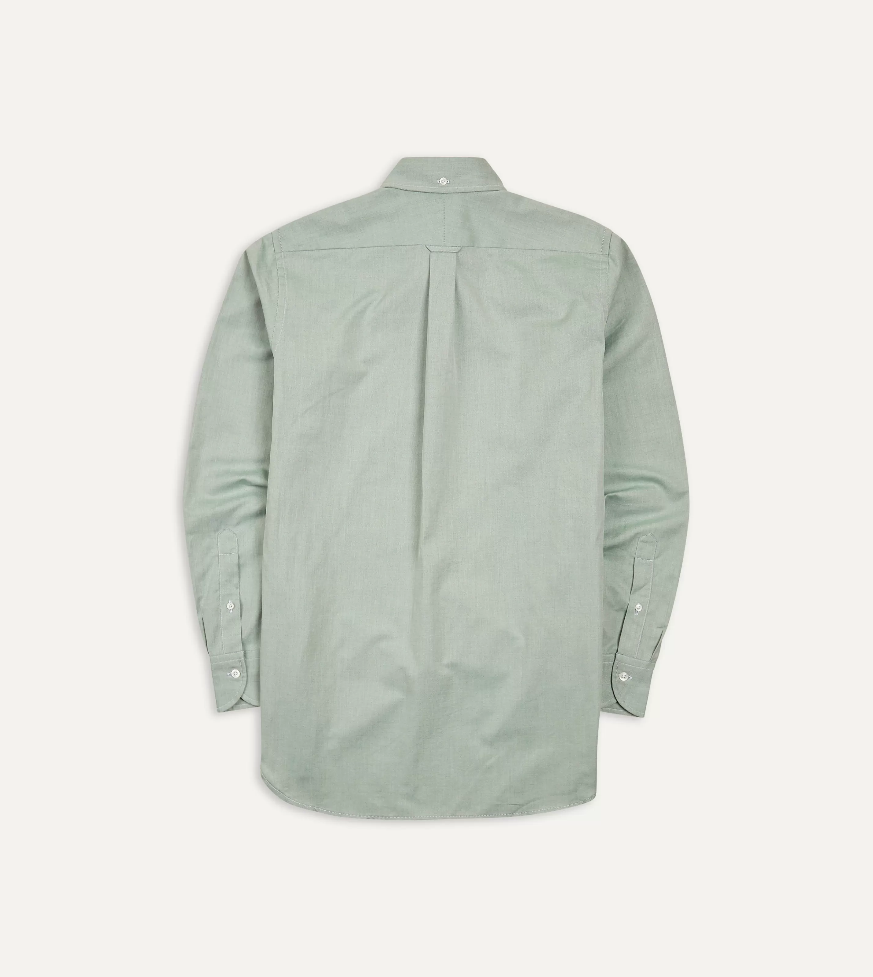 Drake’s Shirts | Formal Shirts | Pinpoint Oxford Cotton Cloth Button-Down Shirt Green