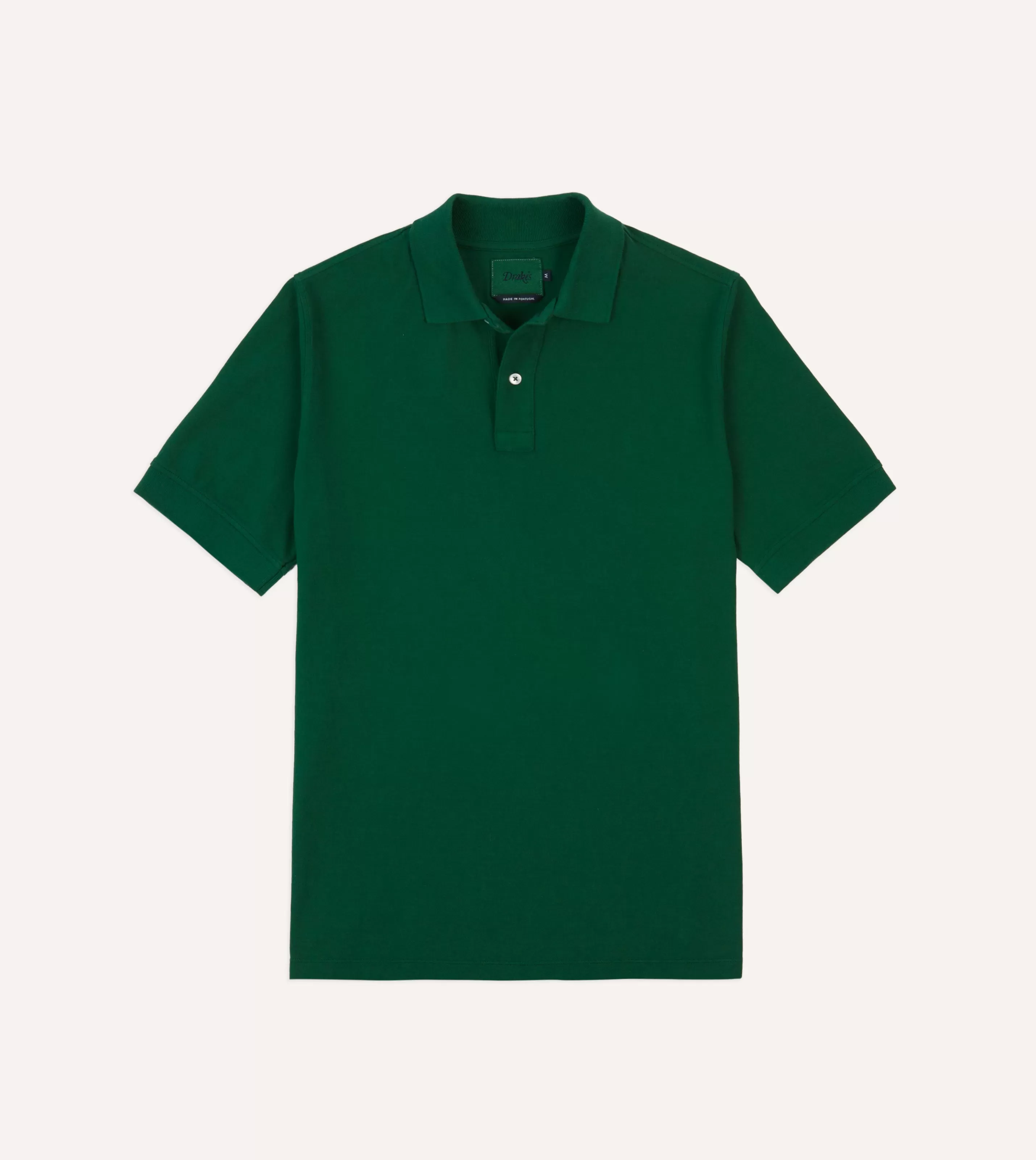 Drake’s Polos & Sweatshirts | Piqué Cotton Polo Shirt Green