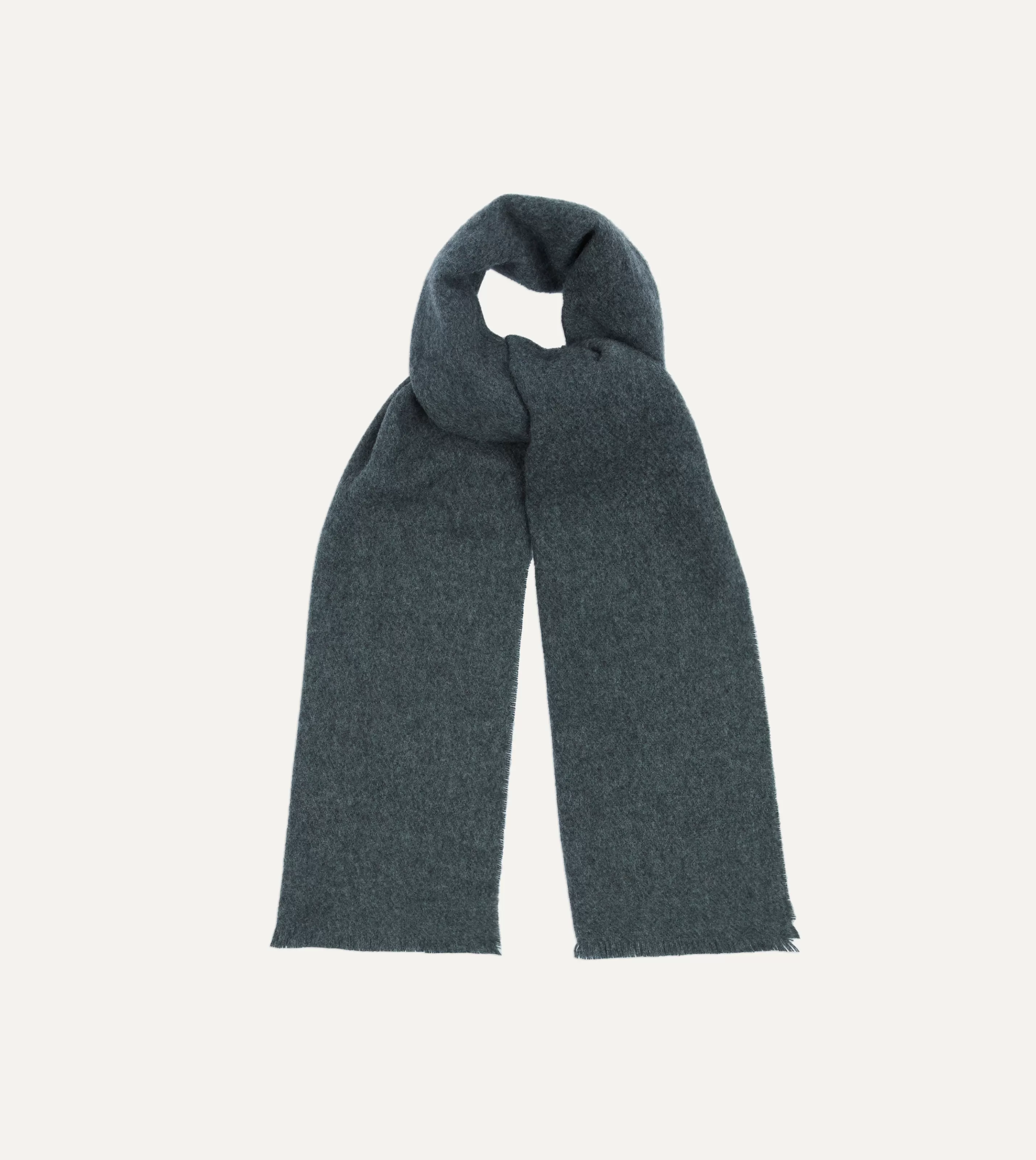 Drake’s Scarves | Scarves | Grey Cashmere Scarf