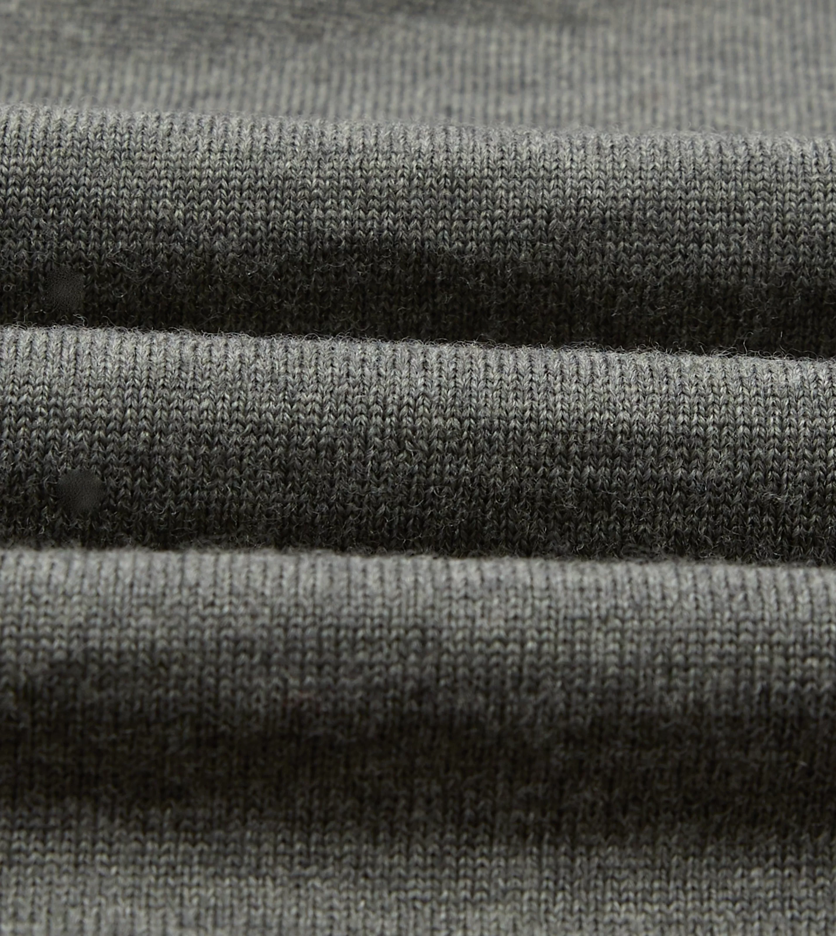 Drake’s Knitwear | Rugby Shirts | Merino Wool Knitted Rugby Shirt Grey