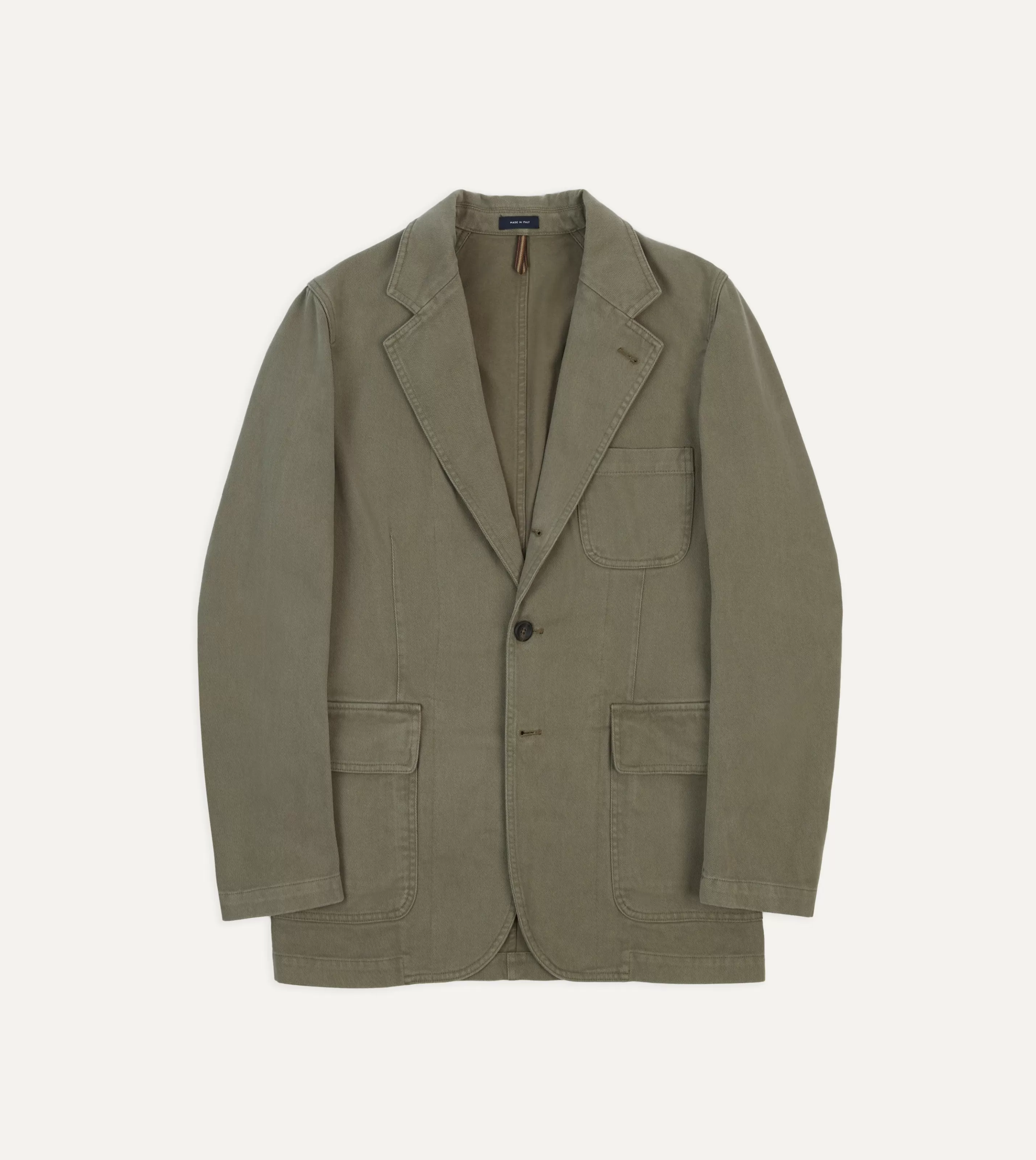 Drake’s Blazers | Heavy Cotton Twill Games Blazer Mk. I Khaki