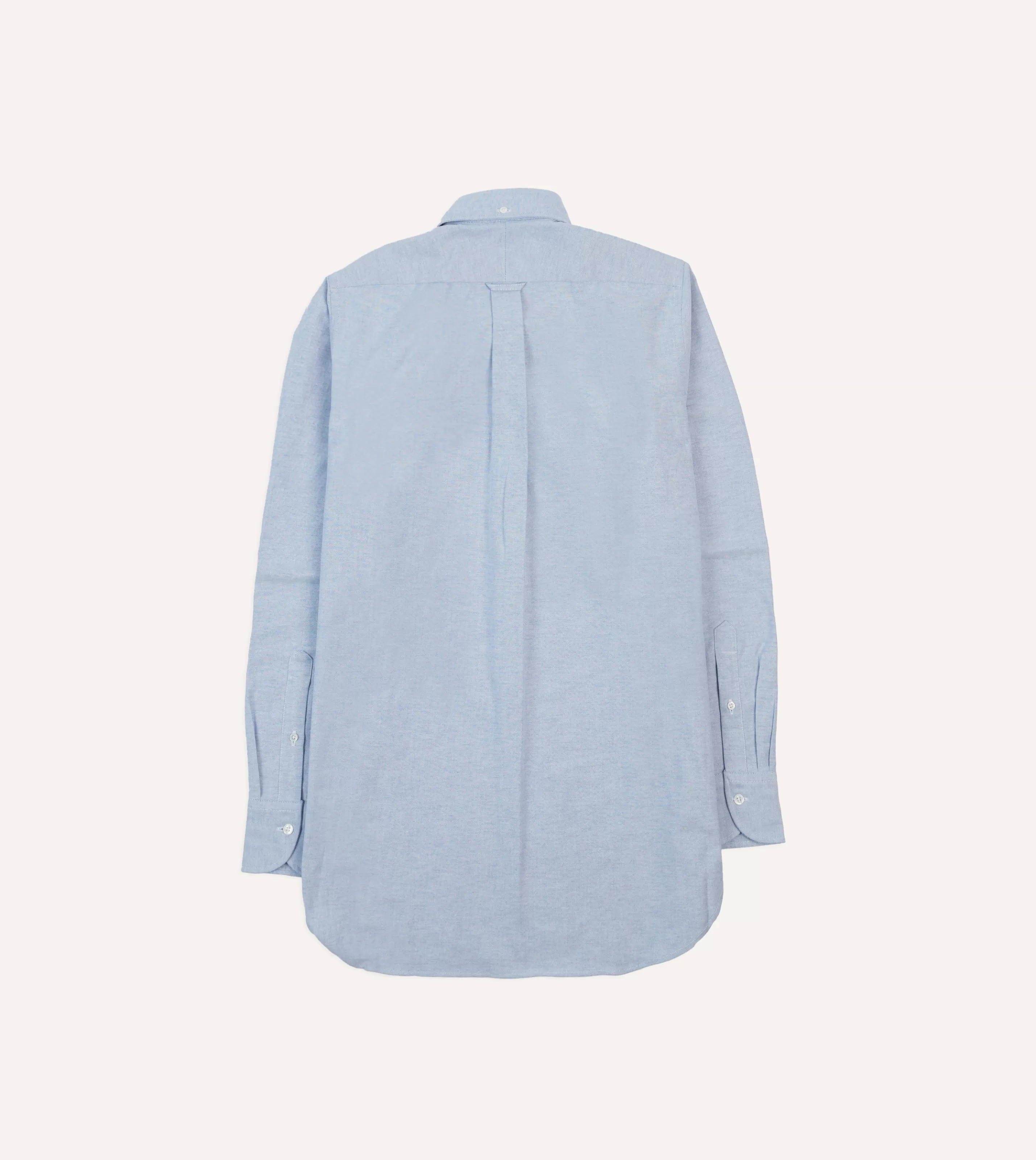 Drake’s Shirts | Formal Shirts | Cotton Oxford Cloth Button-Down Shirt Mid-blue