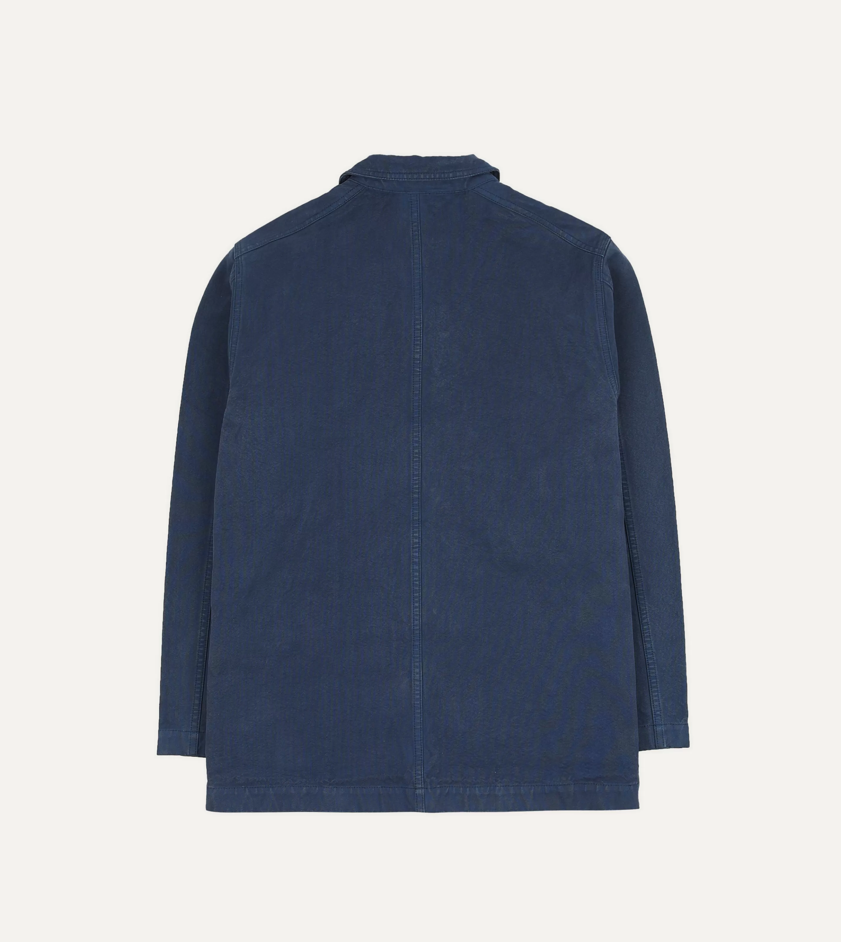 Drake’s Coats & Jackets | Chore Jackets | Navy Cotton Duck Canvas Five-Pocket Chore Jacket