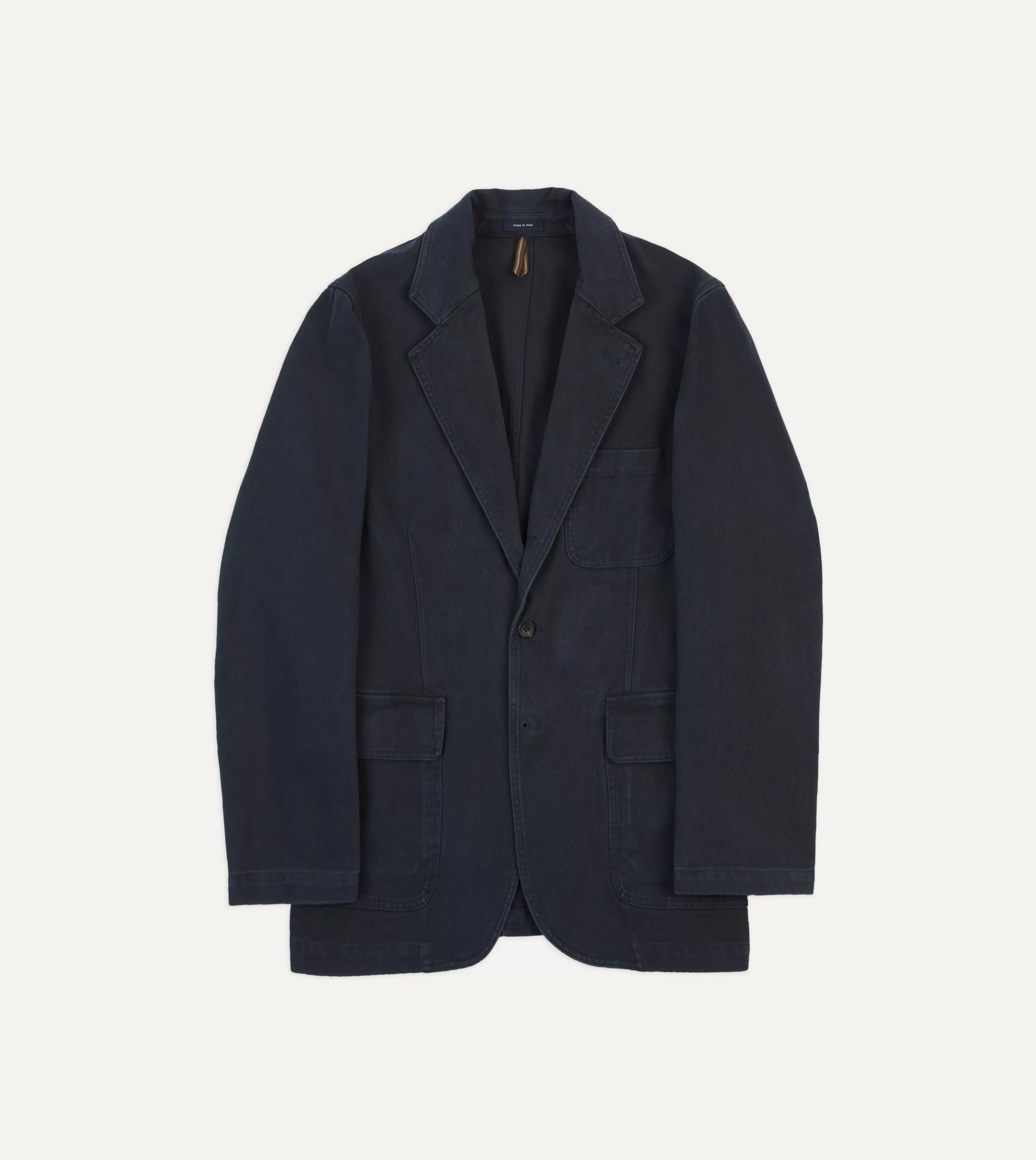 Drake’s Blazers | Heavy Cotton Twill Games Blazer Mk. I Navy