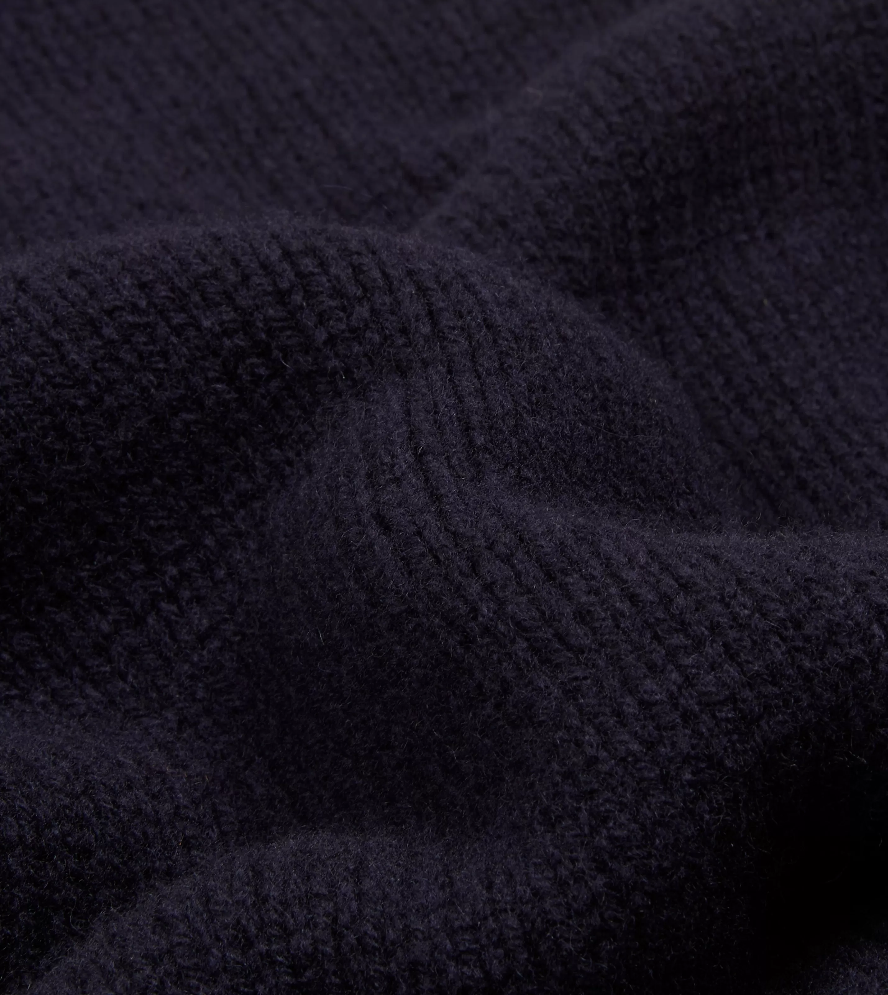 Drake’s Knitwear | Knitwear | Lambswool Submariner Roll Neck Jumper Navy