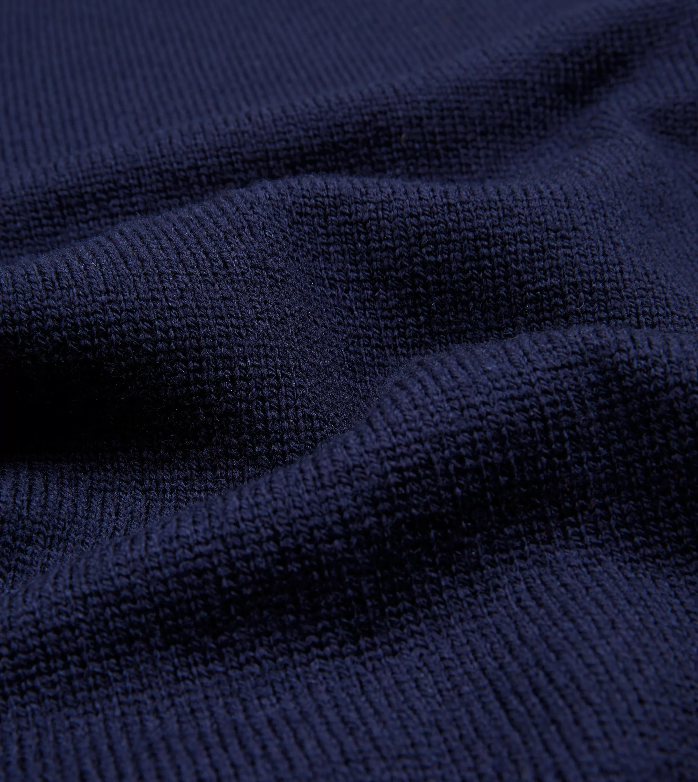 Drake’s Knitwear | Knitwear | Merino Crew Neck Jumper Navy