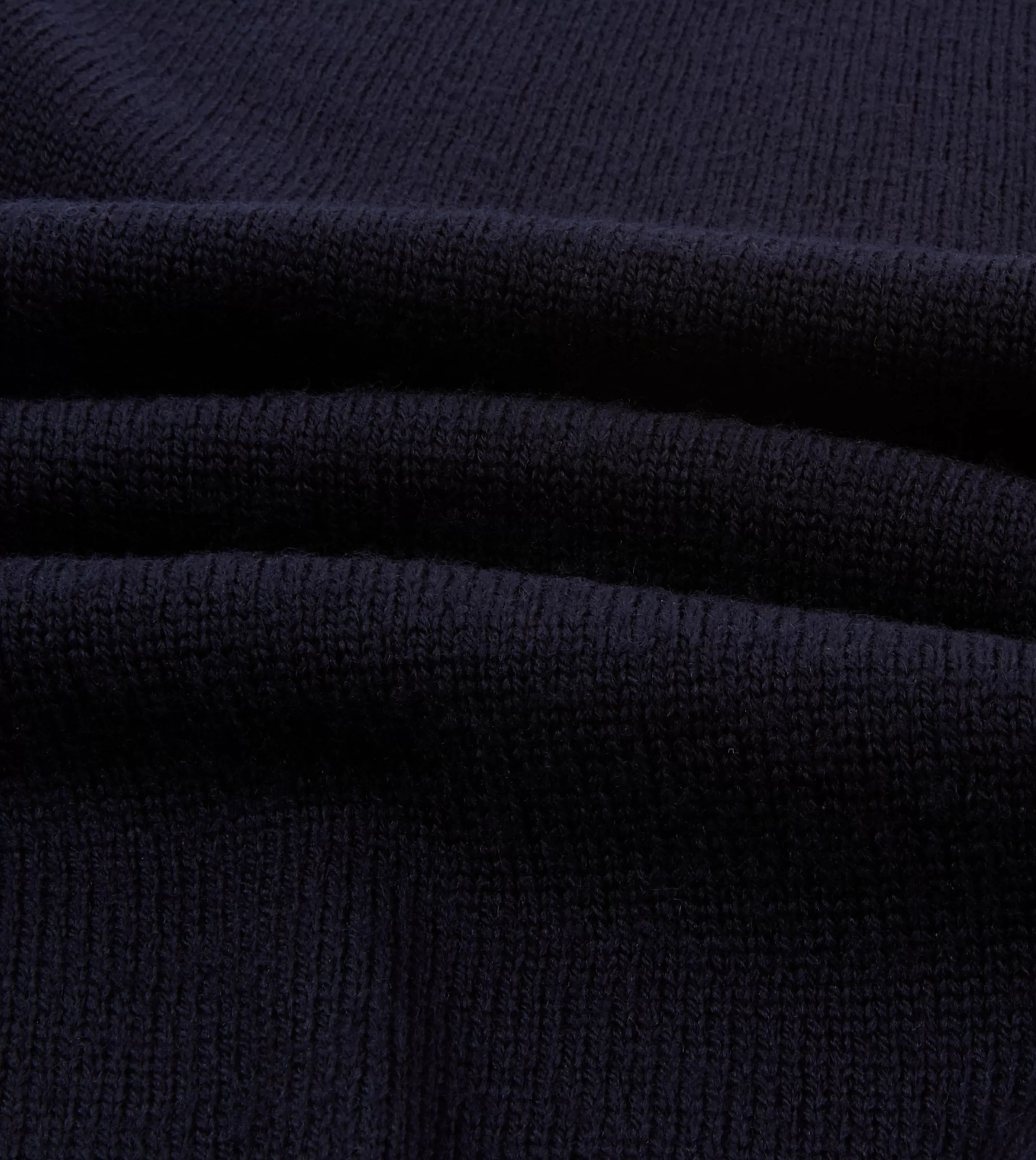 Drake’s Knitwear | Polos & Sweatshirts | Merino Wool Knitted Polo Navy