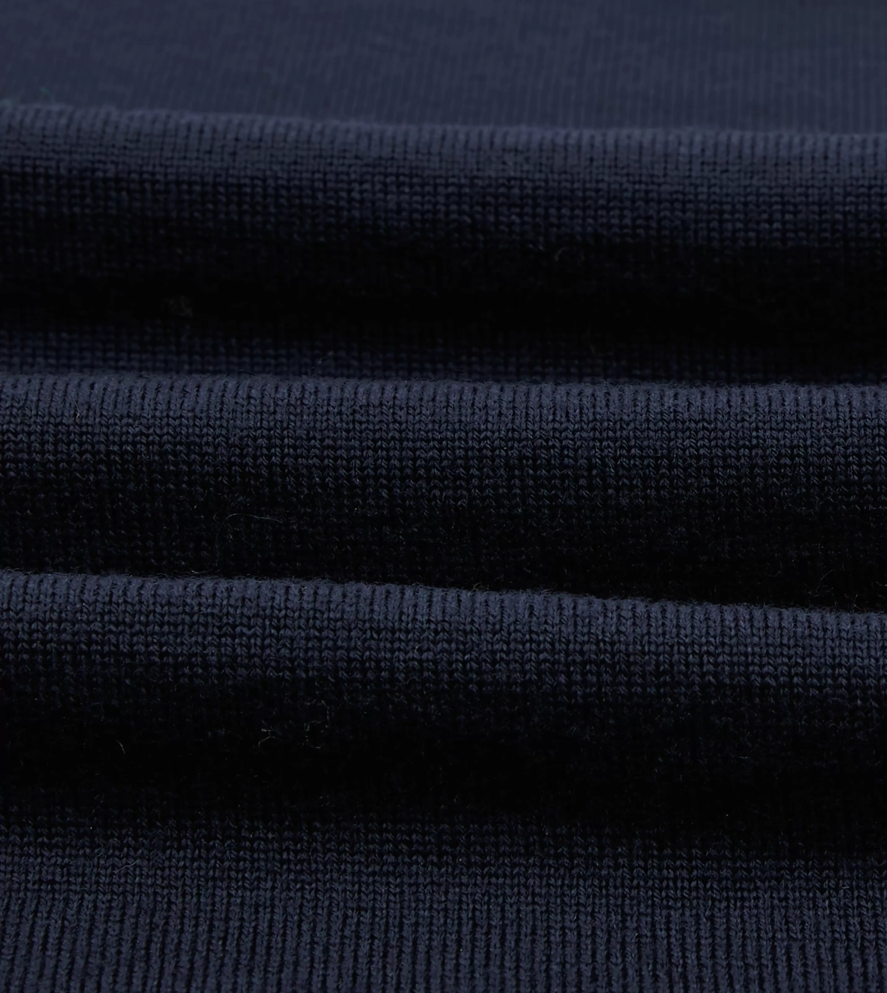 Drake’s Knitwear | Rugby Shirts | Merino Wool Knitted Rugby Shirt Navy