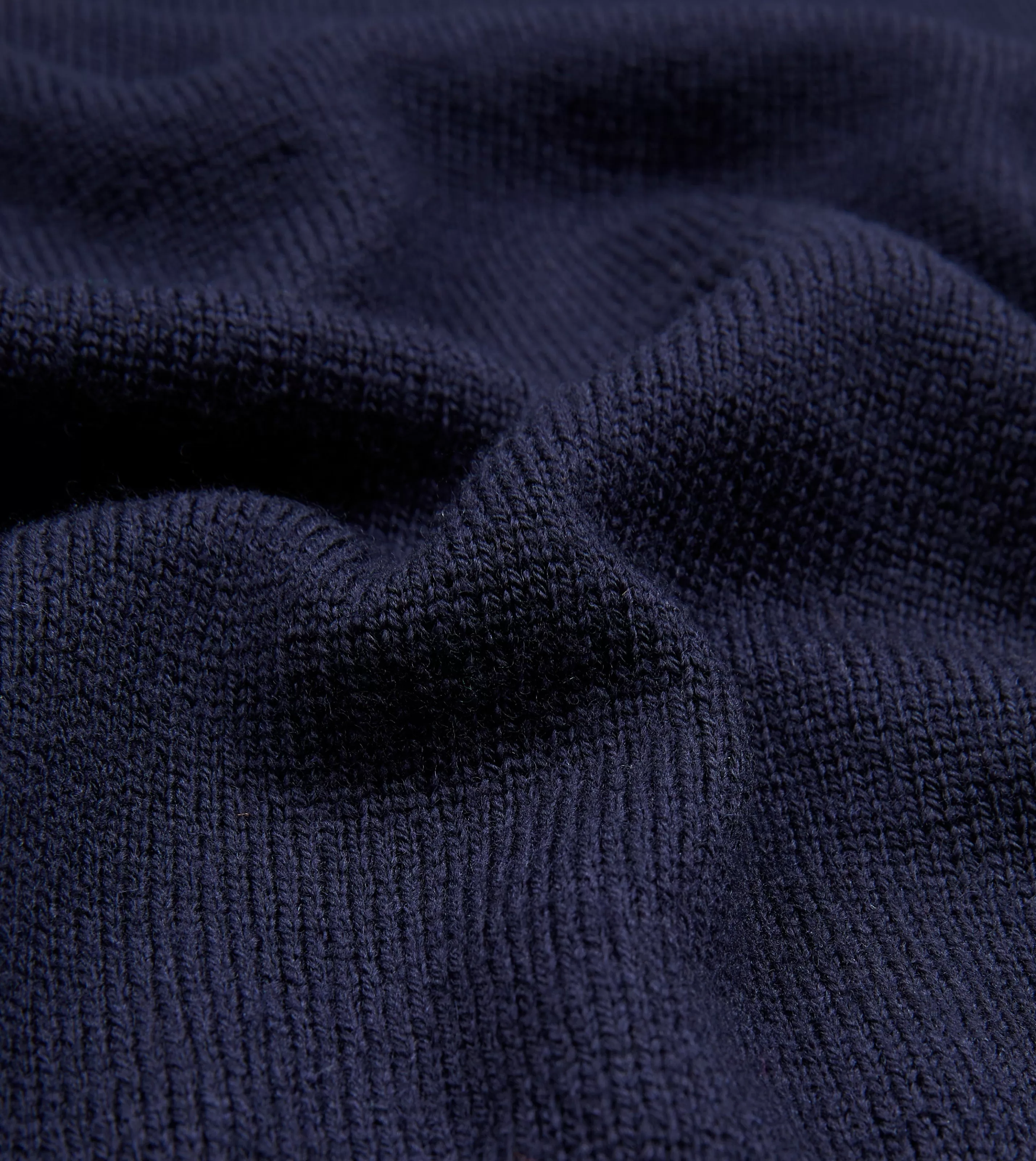 Drake’s Knitwear | Knitwear | Merino Wool V Neck Jumper Navy