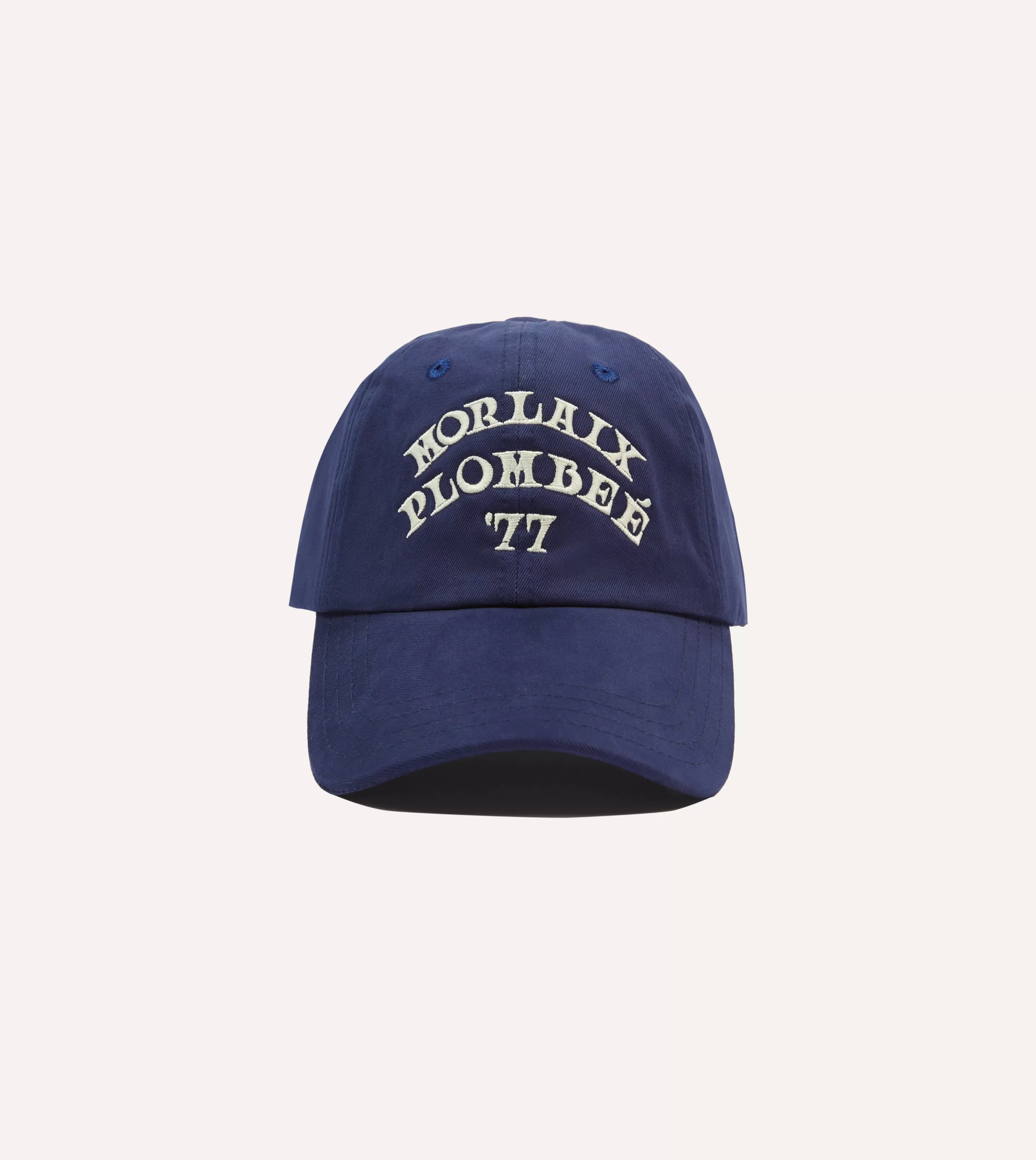 Drake’s Hats | Navy Morlaix Plombeé '77 Cotton Twill Baseball Cap