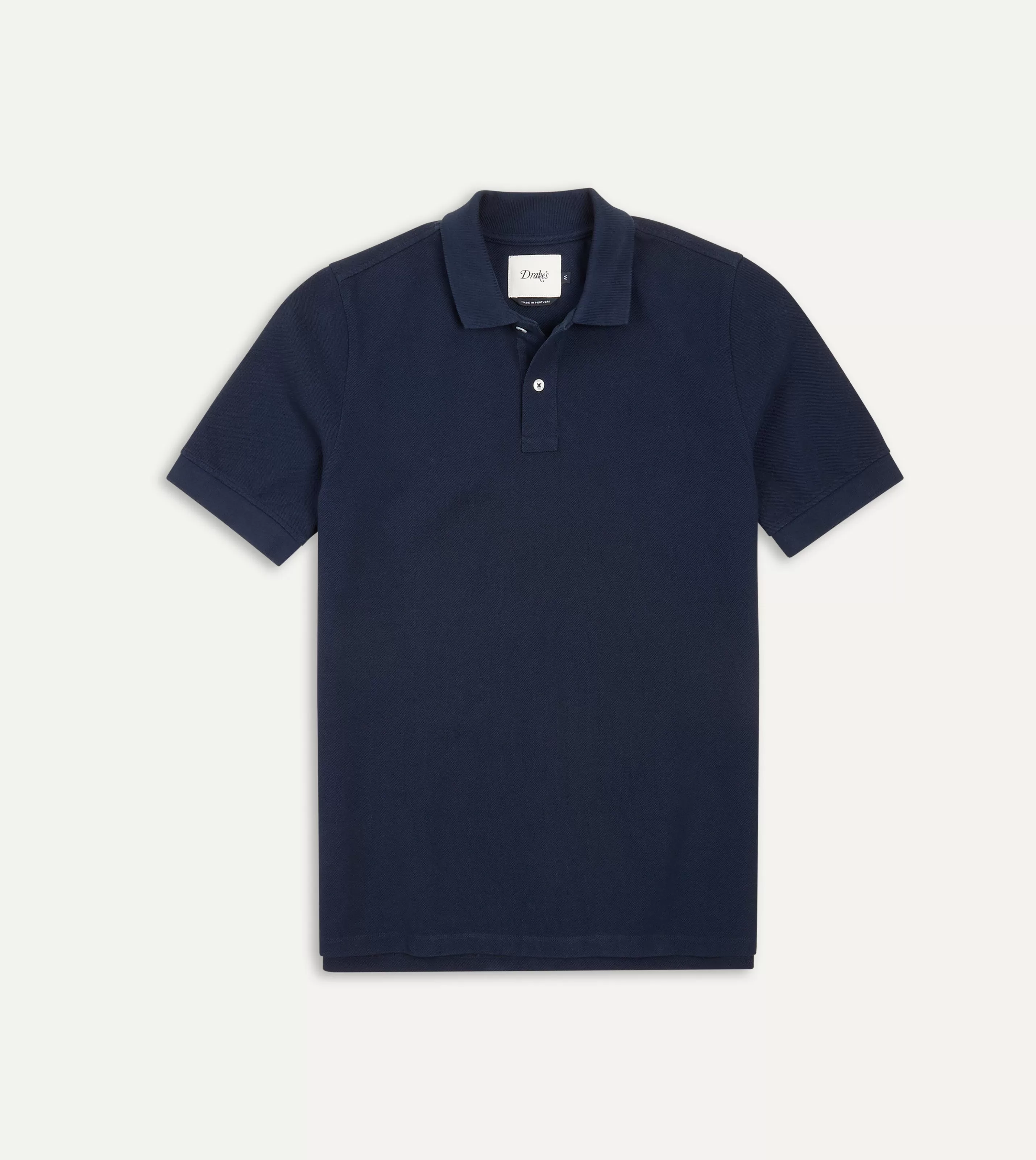 Drake’s Polos & Sweatshirts | Polos & Sweatshirts | Piqué Cotton Polo Shirt Navy