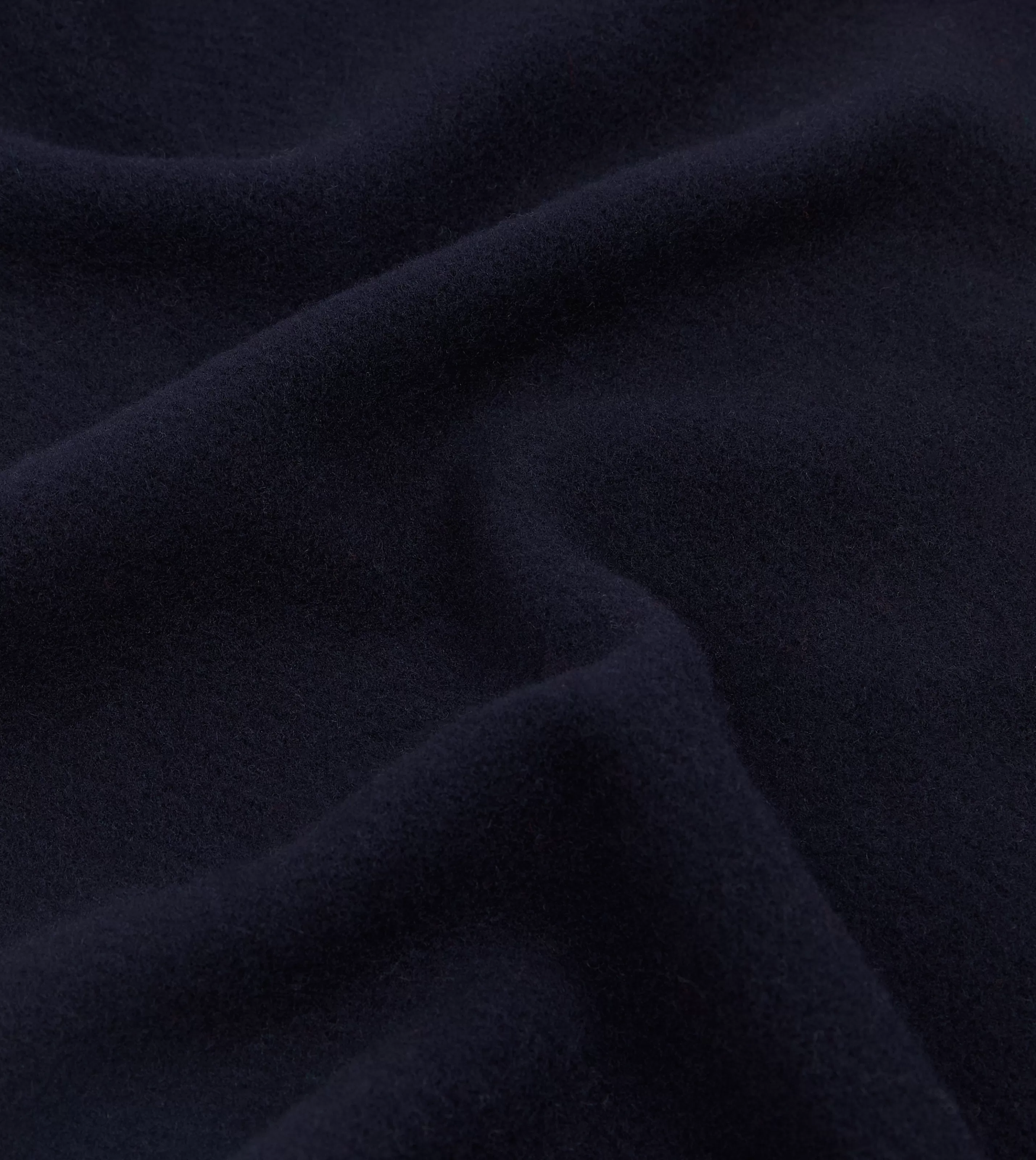 Drake’s Scarves | Navy Solid Wool Scarf