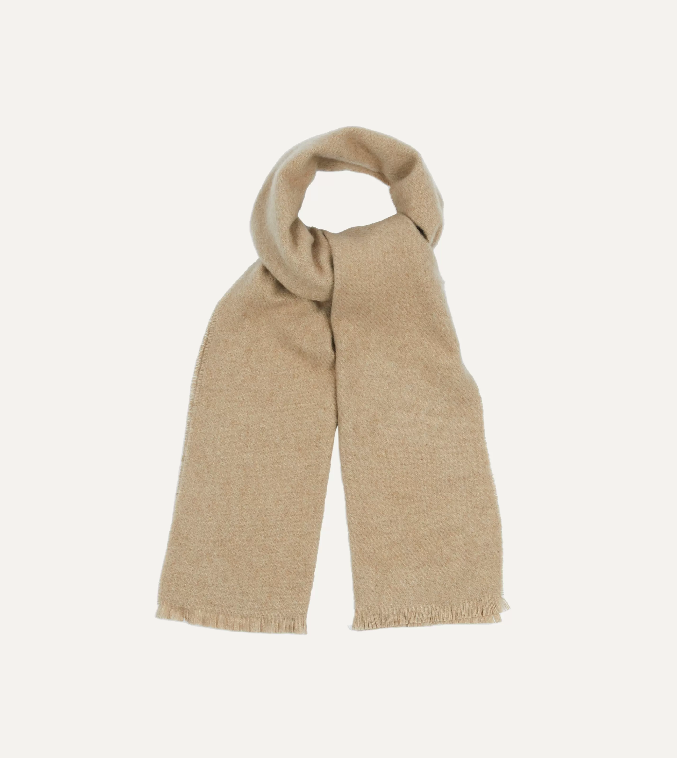 Drake’s Scarves | Scarves | Oatmeal Cashmere Scarf