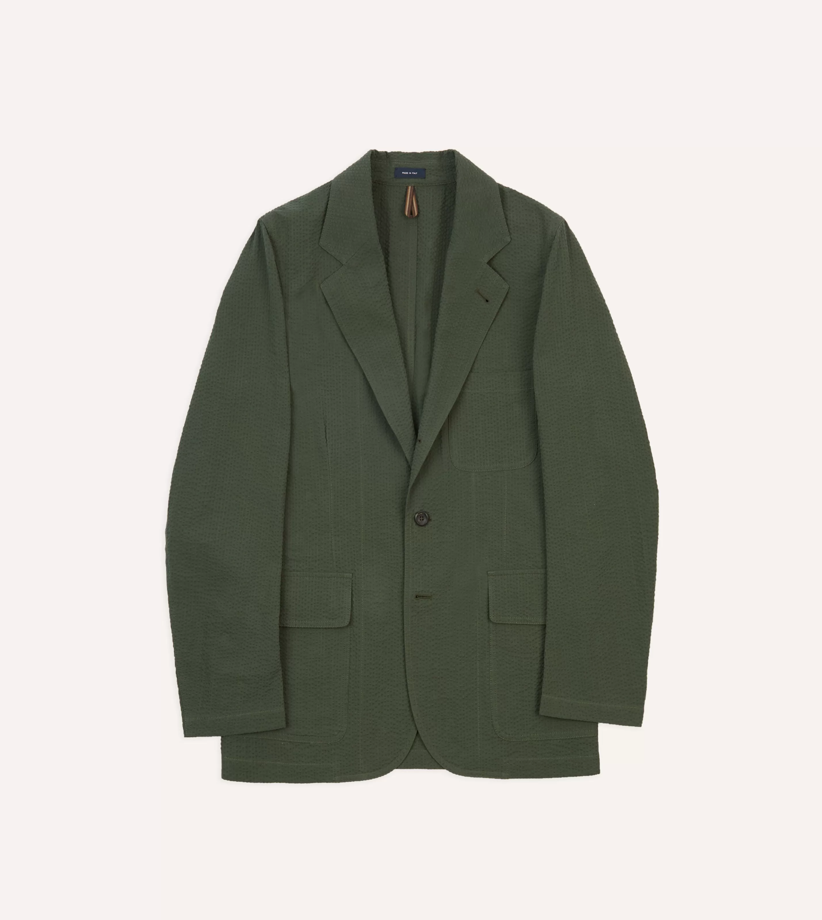 Drake’s Blazers | Seersucker Games Blazer Mk. I Olive