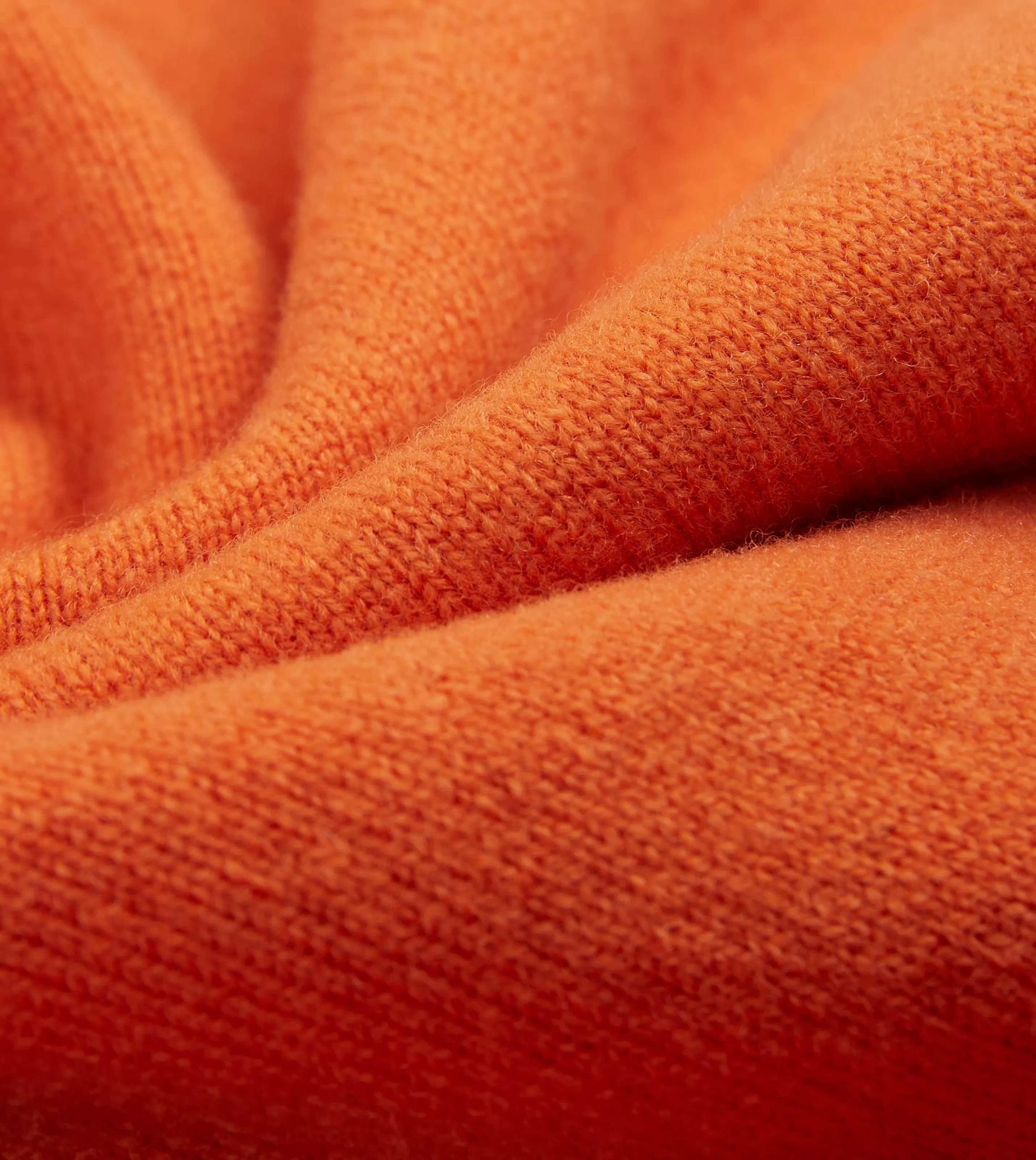 Drake’s Knitwear | Knitwear | Lambswool Sleeveless Cardigan Orange