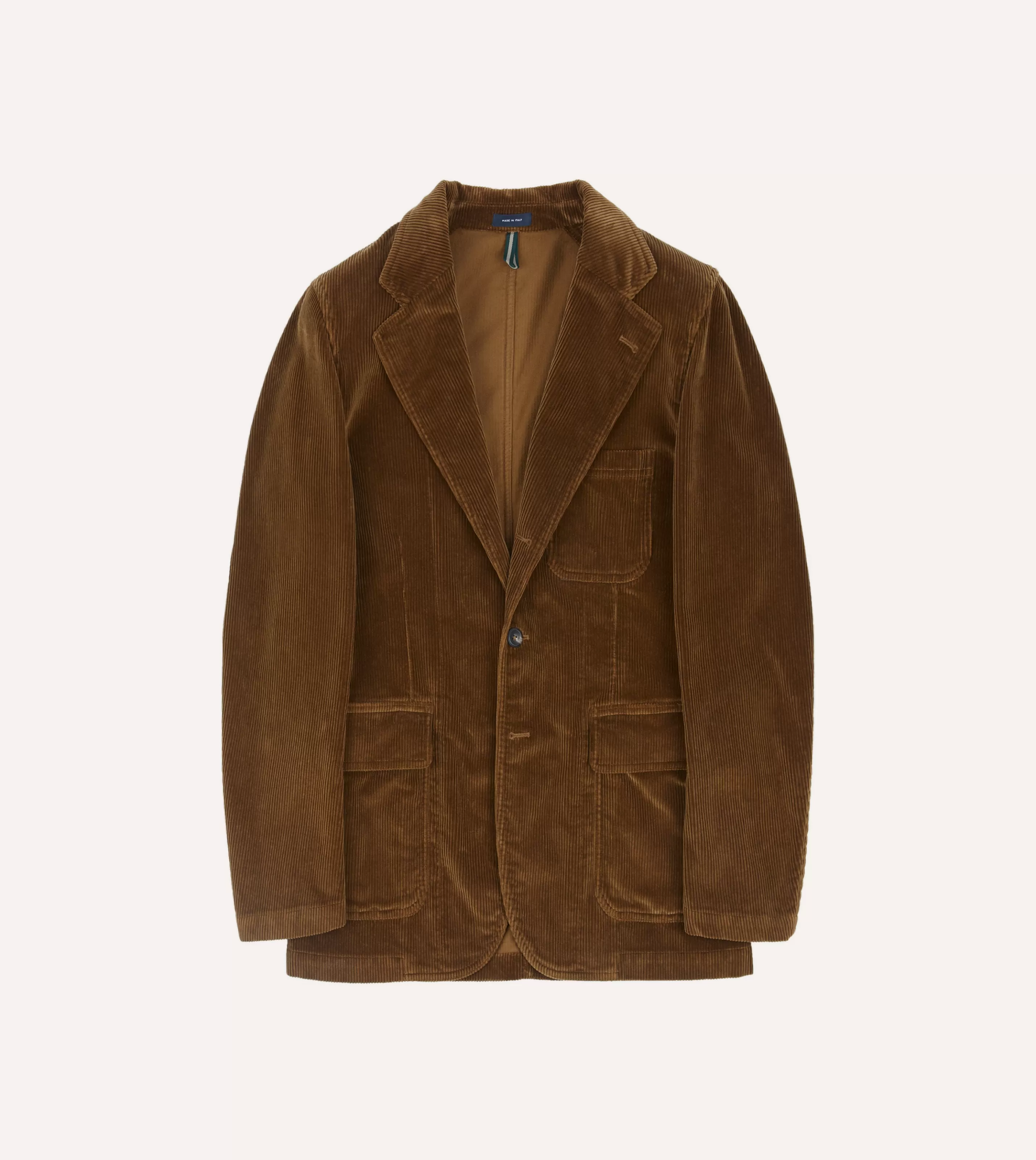 Drake’s Blazers | Cotton Corduroy Games Blazer Mk. I Russet