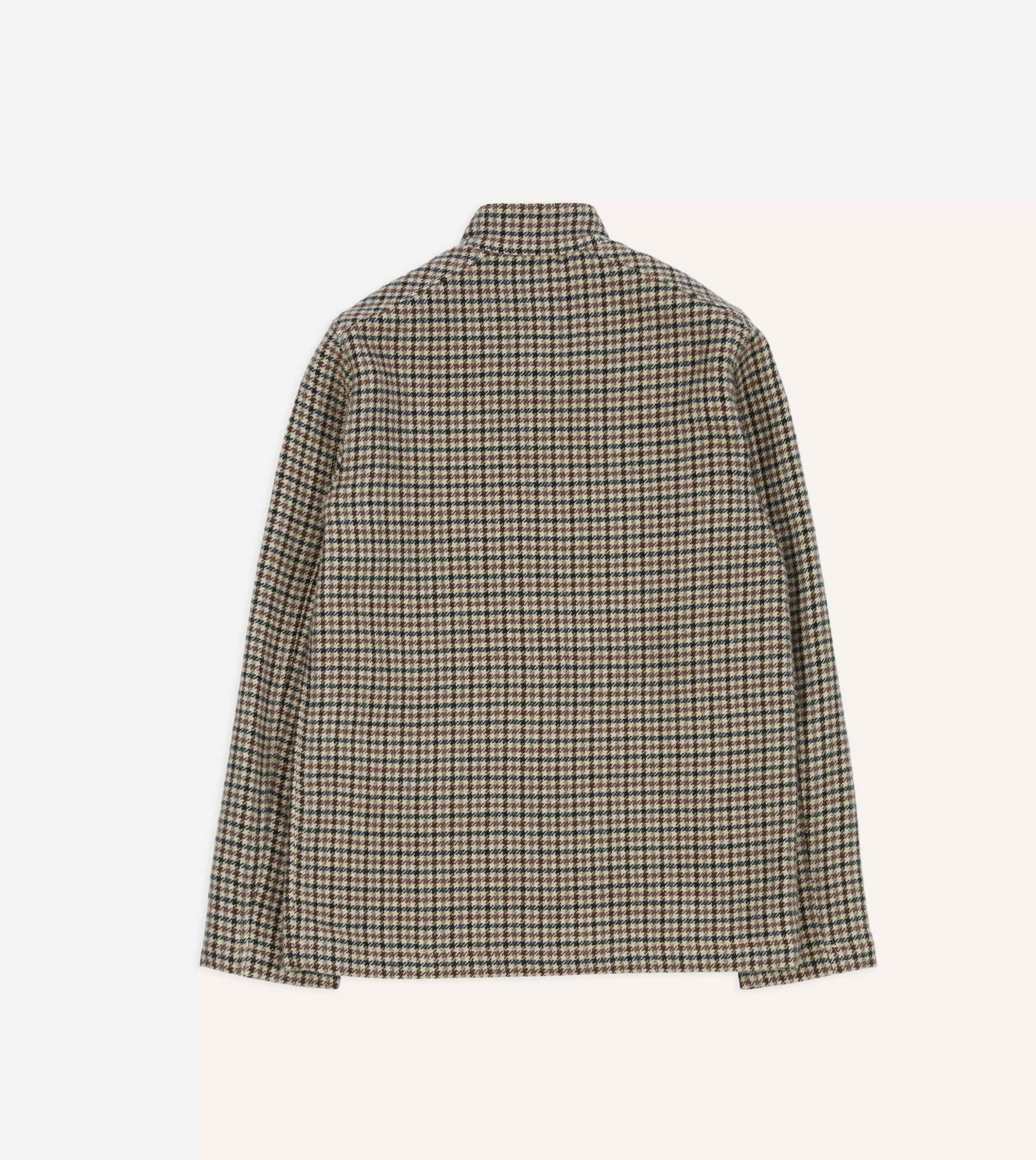 Drake’s Coats & Jackets | Chore Jackets | Shepherd Check Tweed Five-Pocket Artist Chore Jacket