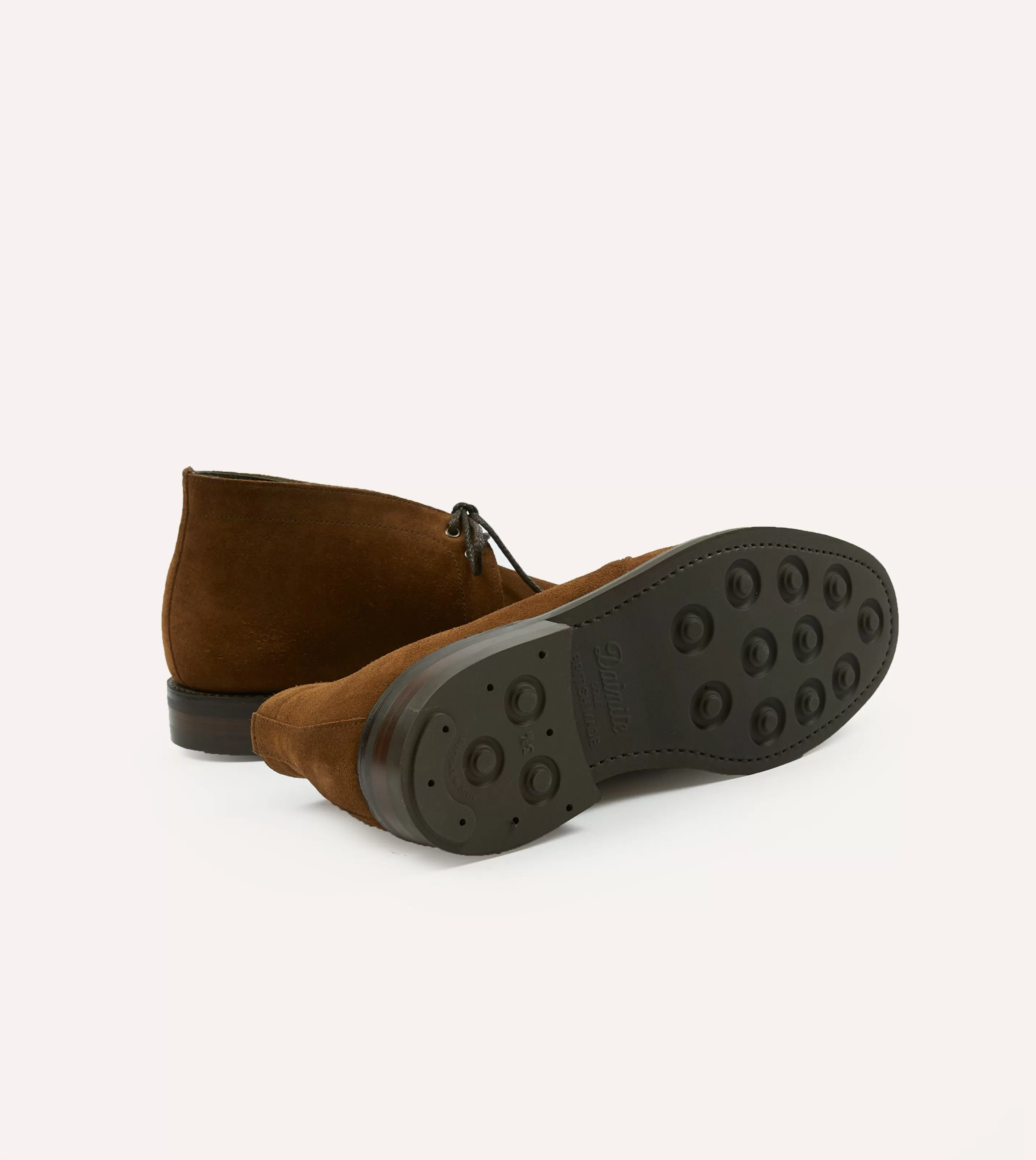 Drake’s Footwear | Chukkas | Suede Murphy Goodyear Welted Chukka Boot Snuff