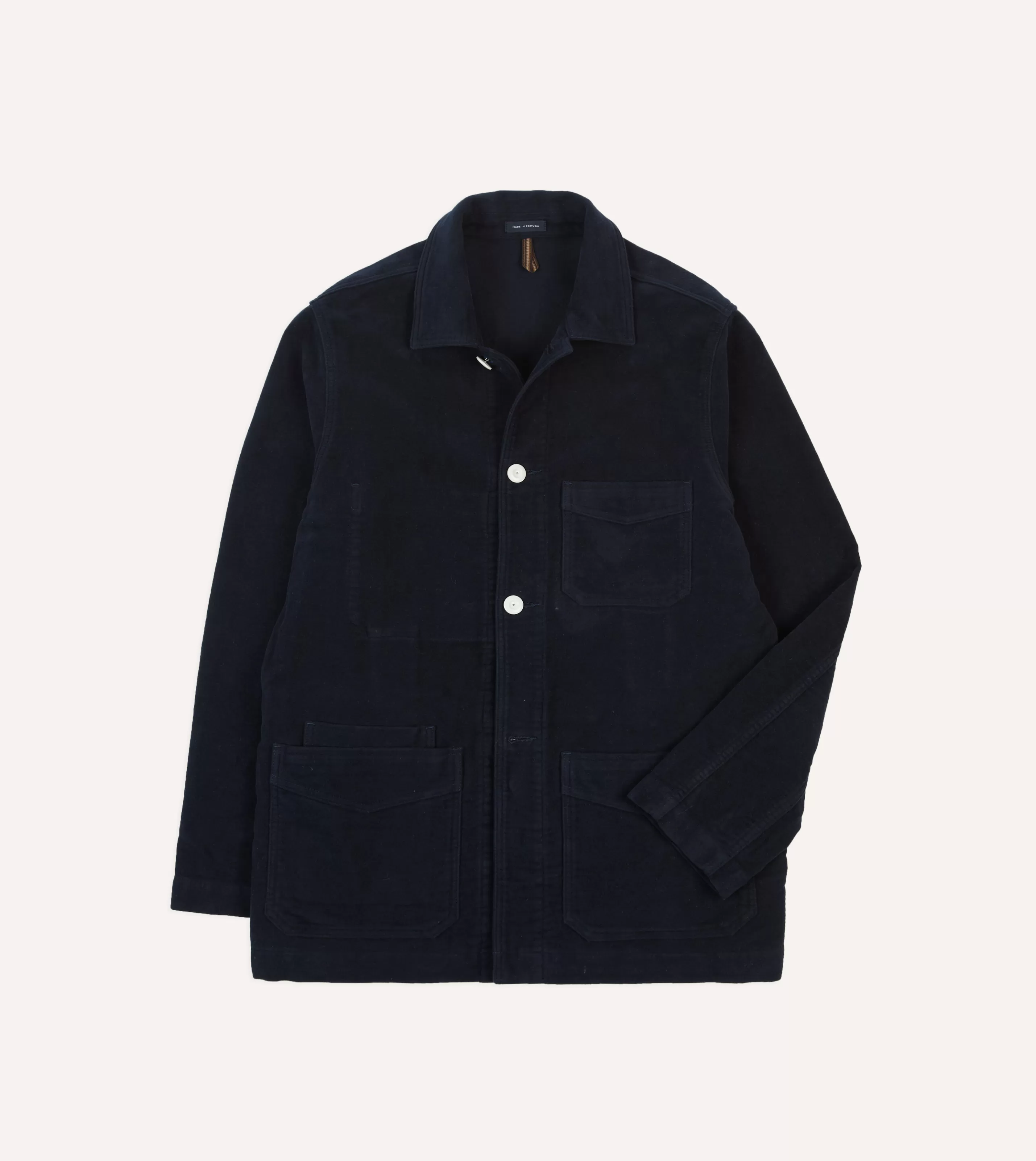 Drake’s Coats & Jackets | Chore Jackets | St. JOHN By Drake's Navy Moleskin Five-Pocket Chore Jacket
