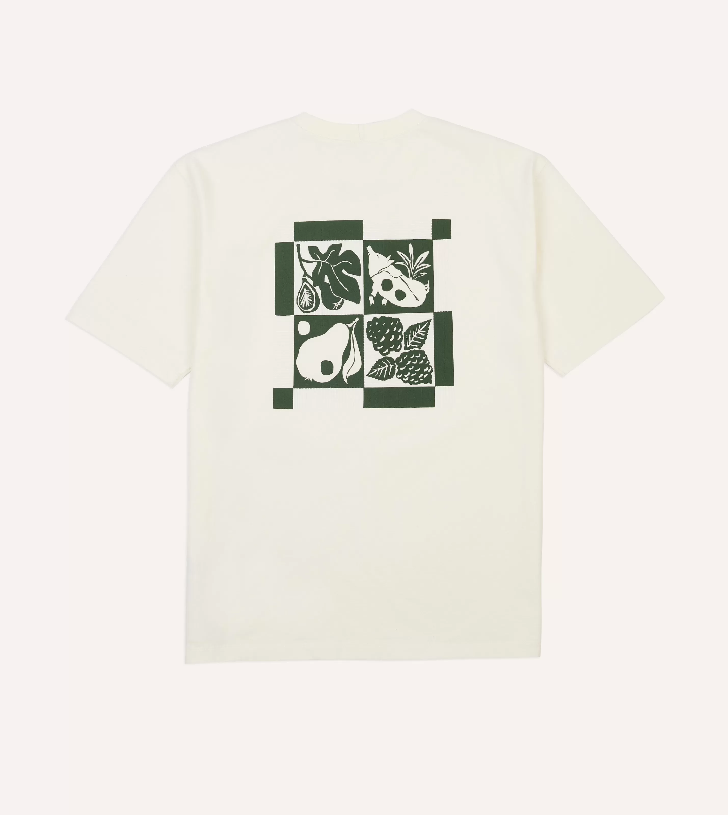 Drake’s T-Shirts | St. JOHN By Drake's Orchard Print Ecru Short-Sleeve Hiking T-Shirt