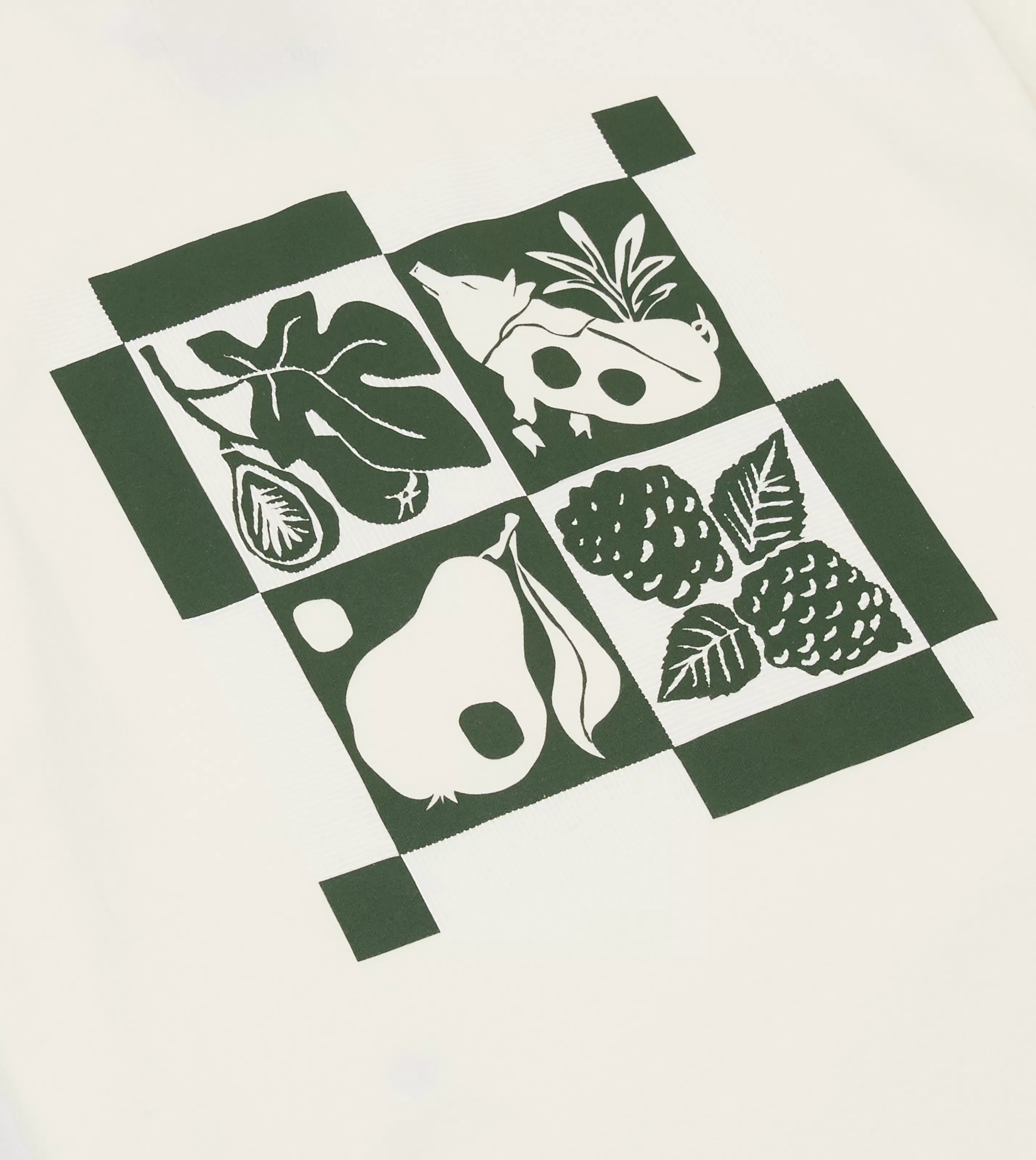Drake’s T-Shirts | St. JOHN By Drake's Orchard Print Ecru Short-Sleeve Hiking T-Shirt