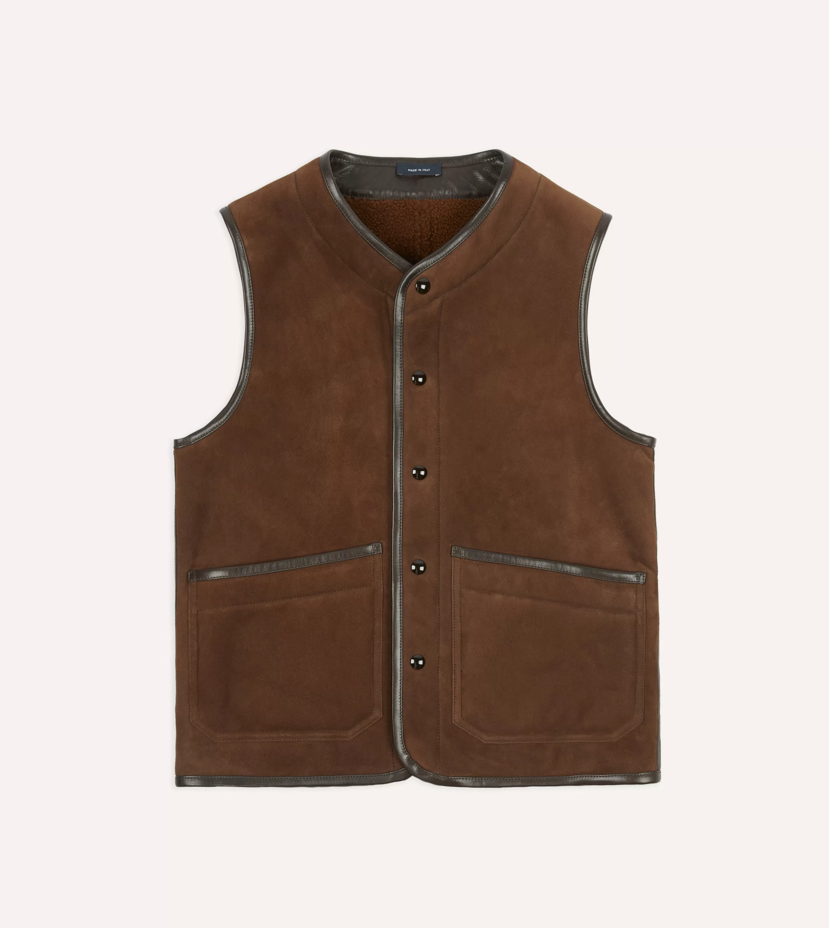 Drake’s Coats & Jackets | Suede Shearling Vest