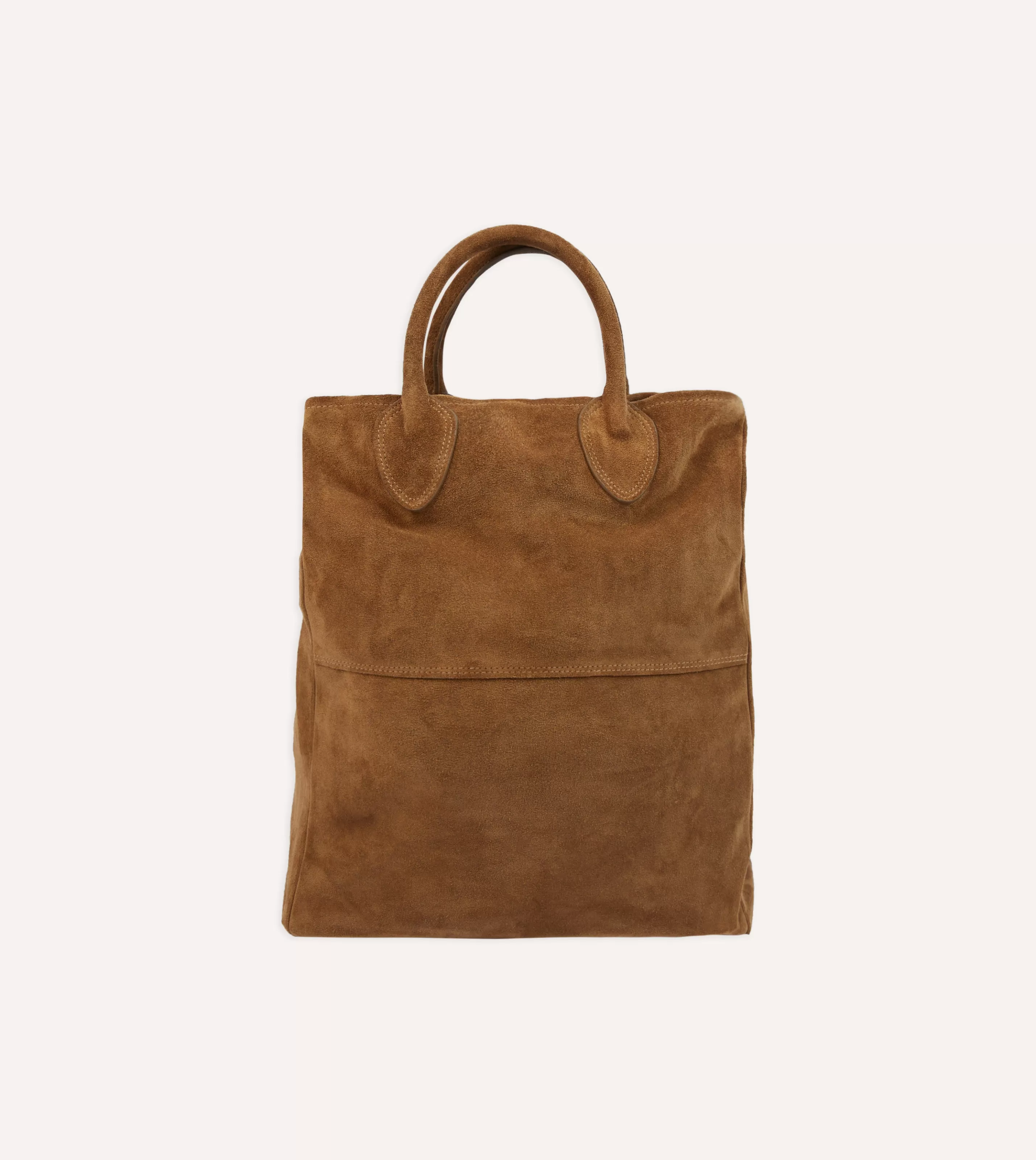 Drake’s Bags | Tobacco Suede Tote Bag