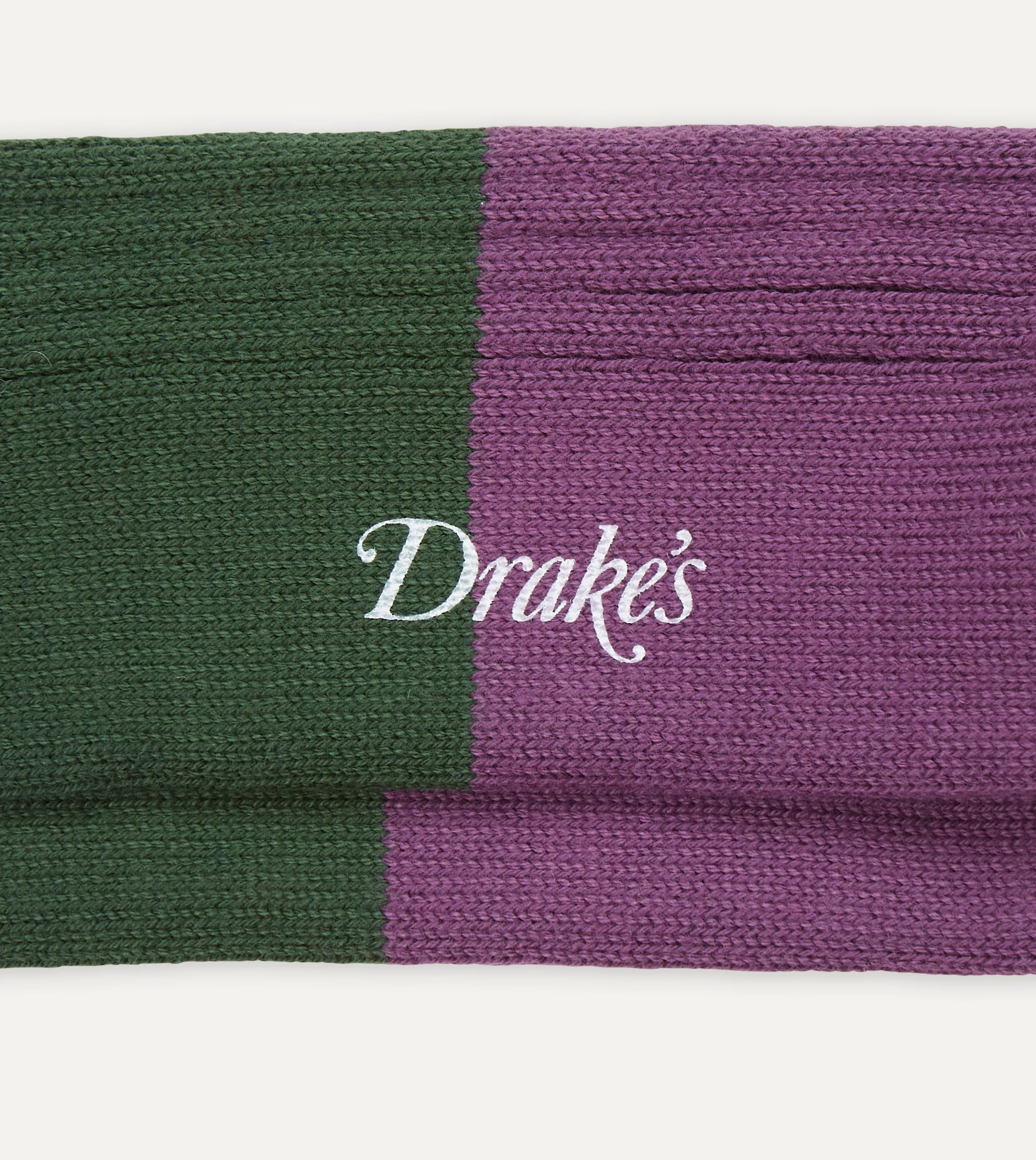 Drake’s Socks | Yellow Multi Cotton Sports Socks