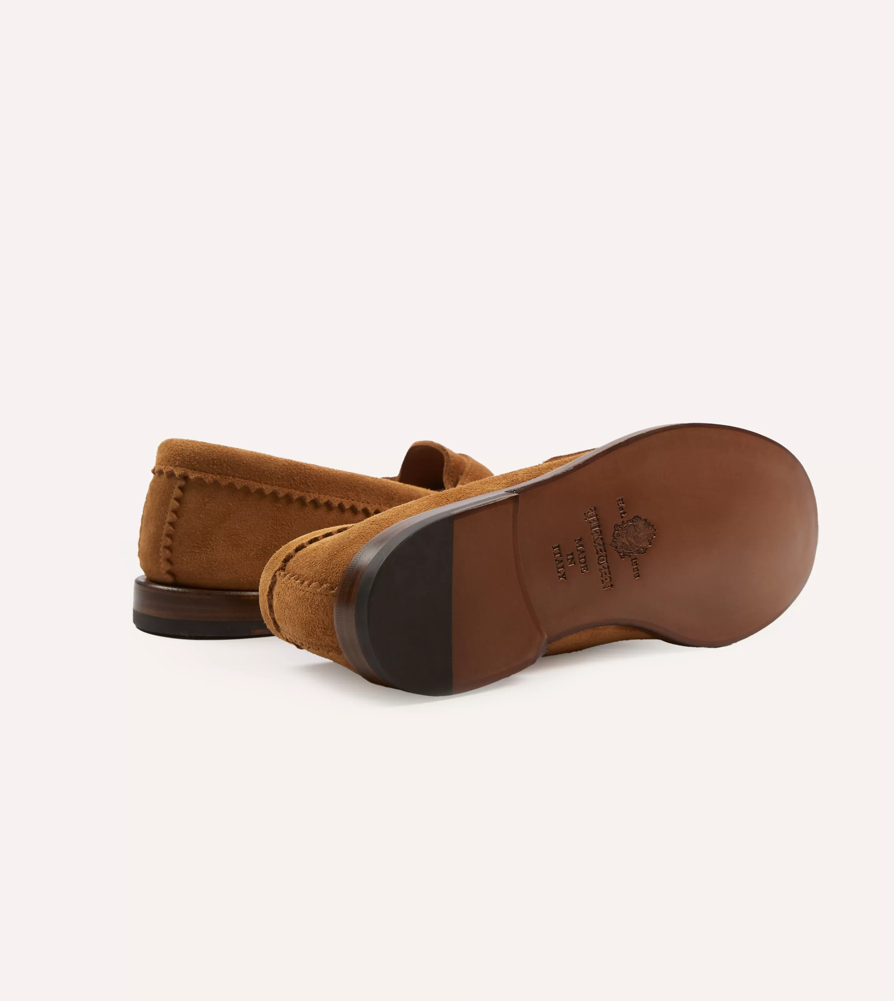 Drake’s Loafers | Yuketen Brown Leather Rob’s Loafer